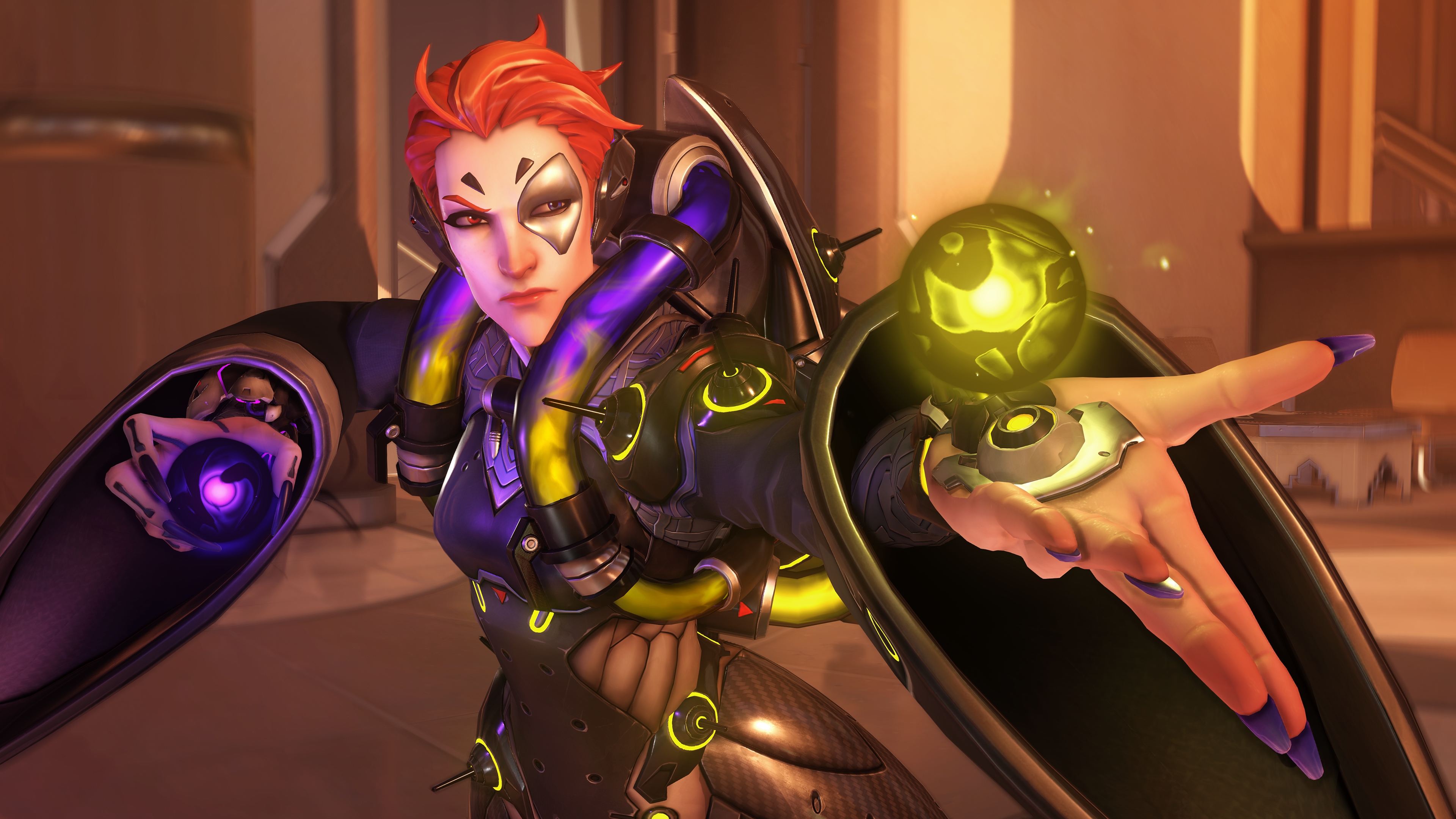 Moira from Overwatch HD Wallpaper