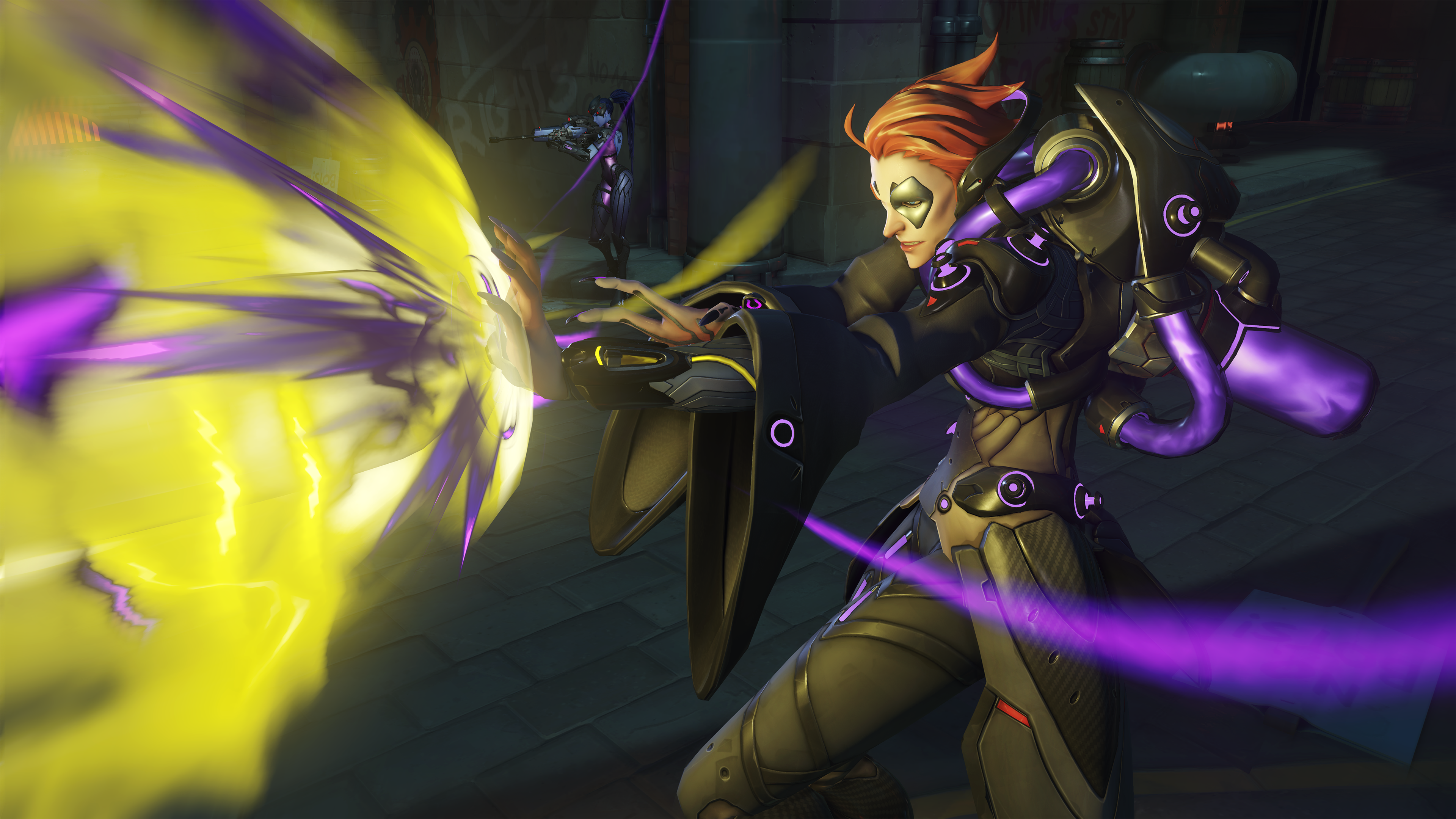 Moira from Overwatch HD Wallpaper