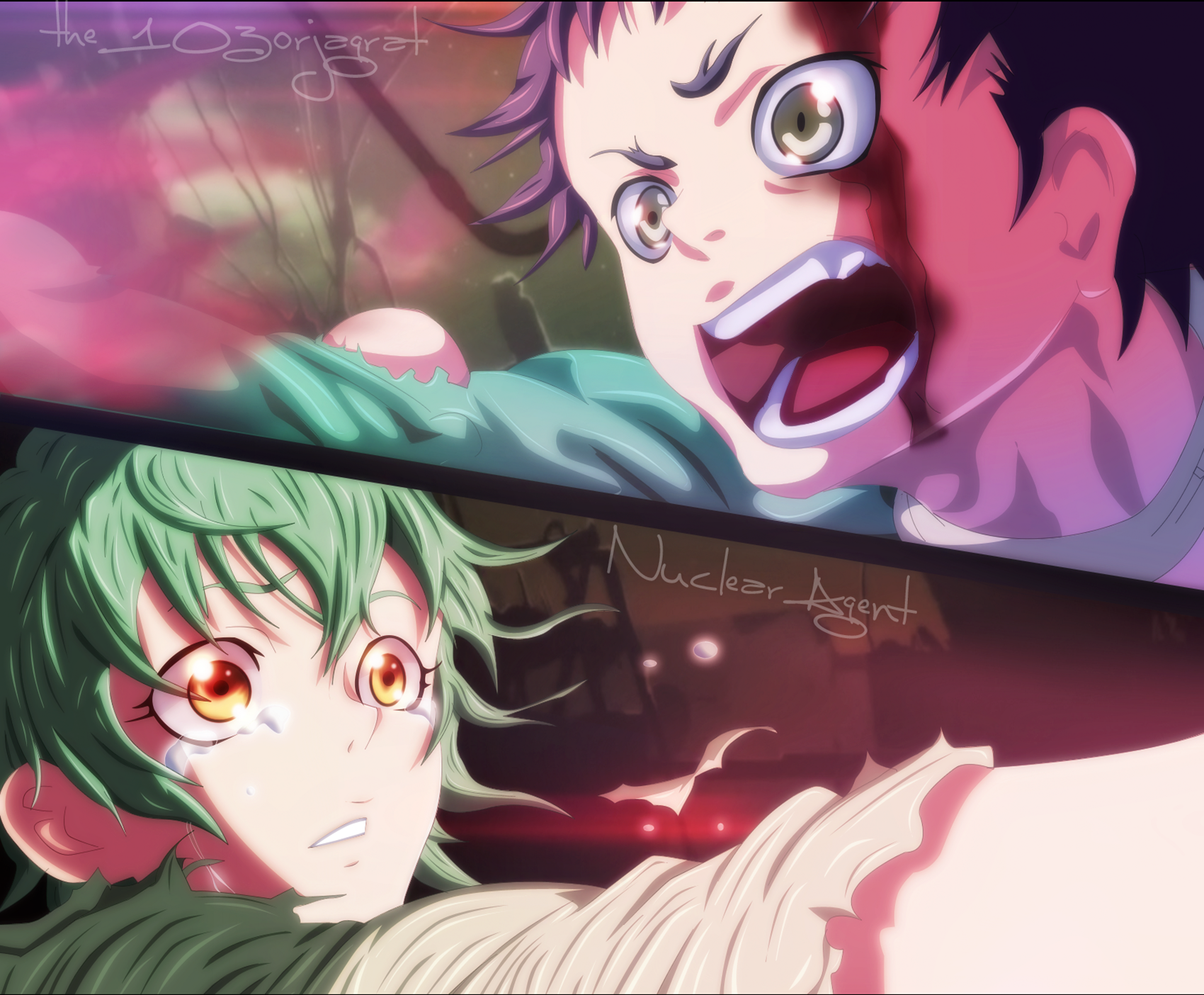 Ganta Igarashi and Shiro from Deadman Wonderland HD Wallpaper