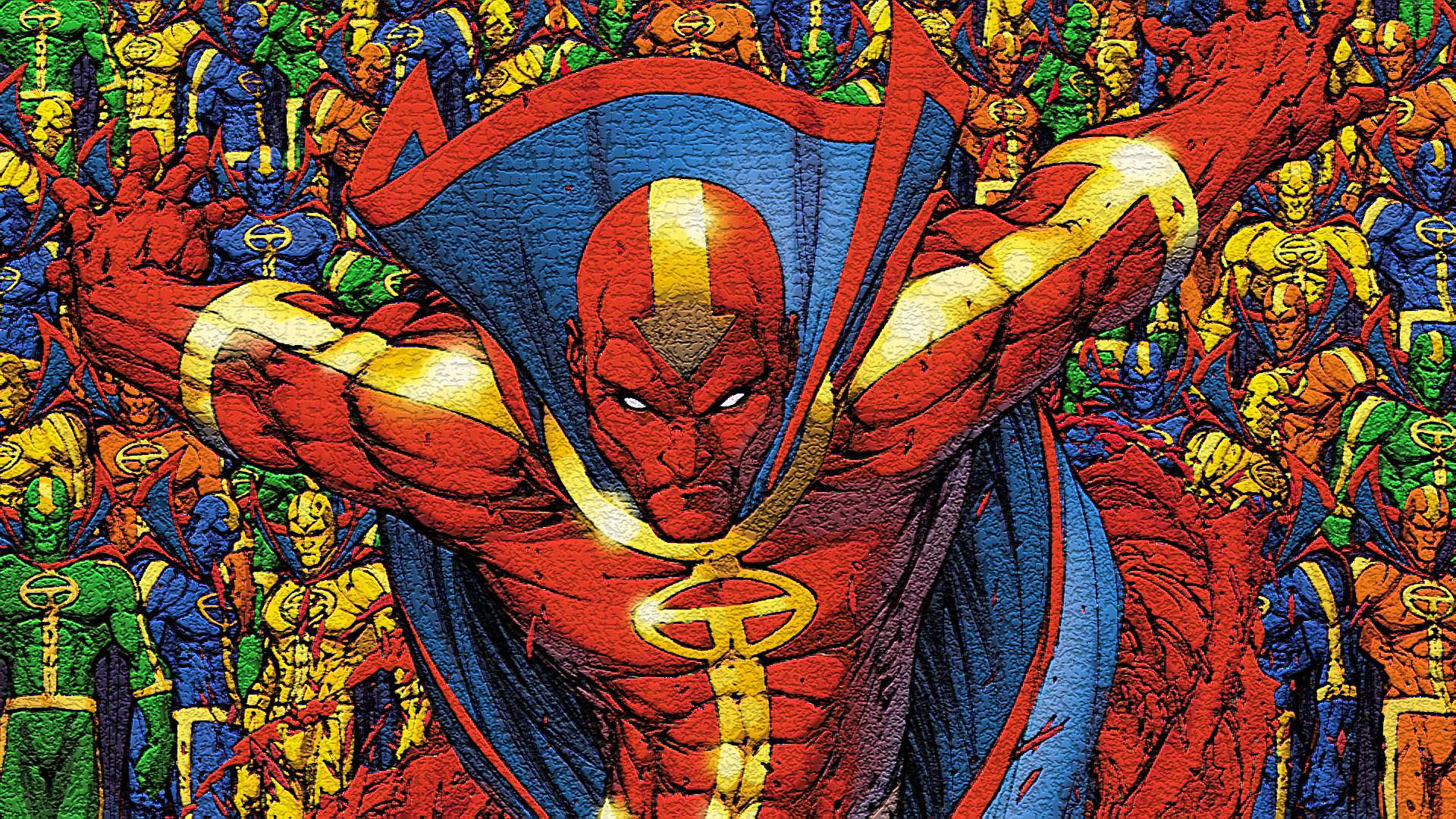 Red Tornado and his clones HD Wallpaper