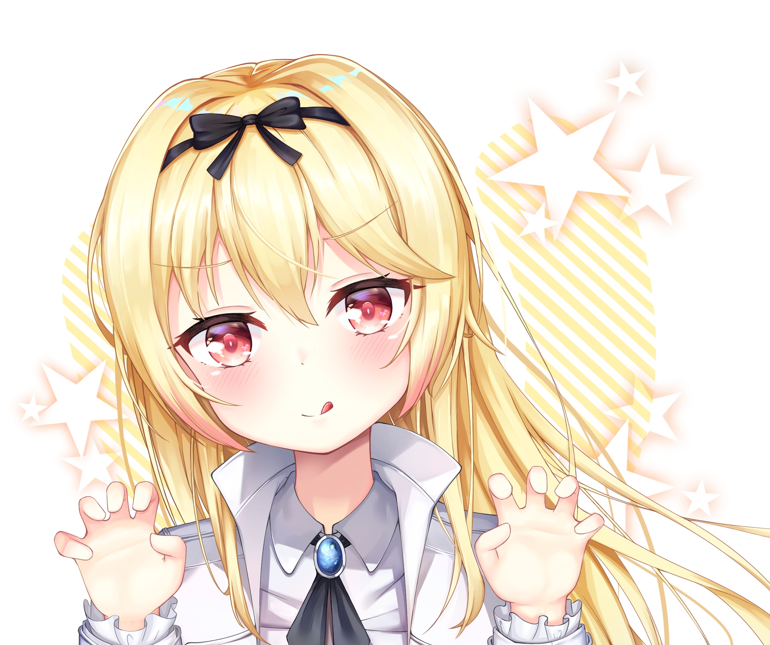 Blushing Blonde Anime Girl Yue Arifureta Shokugyou HD Wallpaper