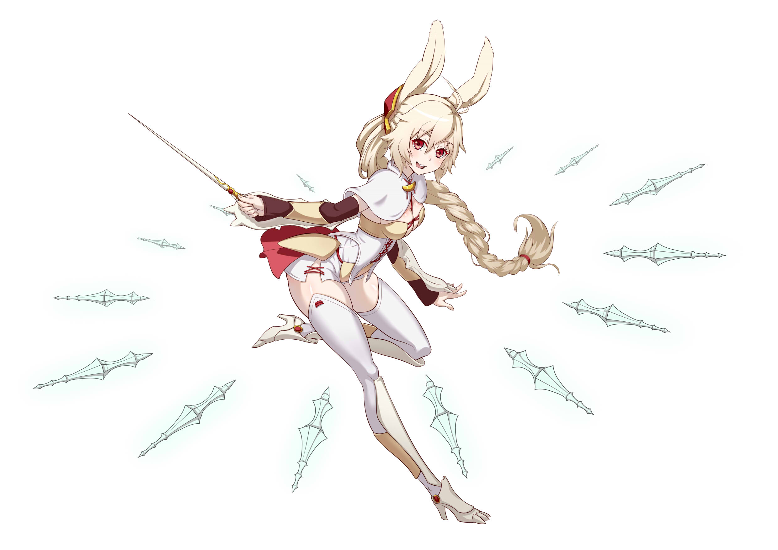 Nashetania Loei Piena Augustra from Lord Marksman and Vanadis HD Wallpaper