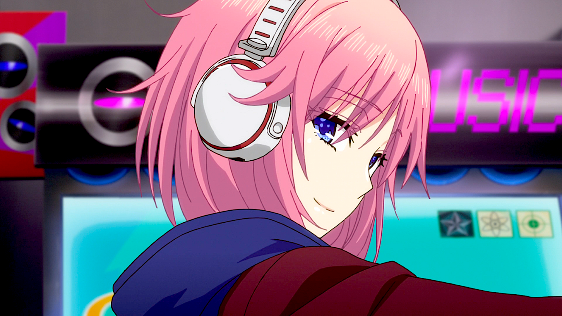Matsuri Mizusawa with Headphones HD Wallpaper