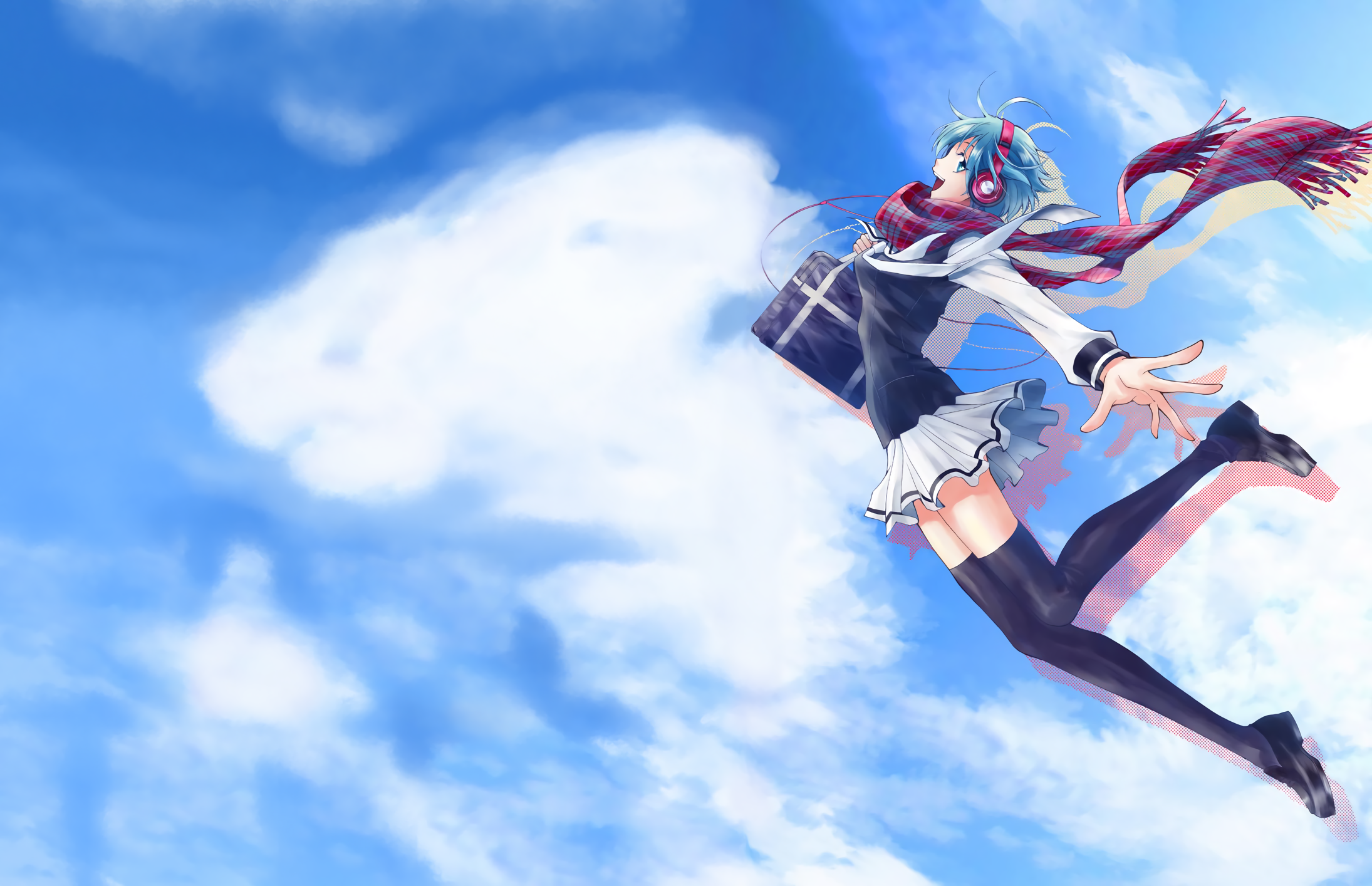 Fuuka Akitsuki in the Sky HD Wallpaper