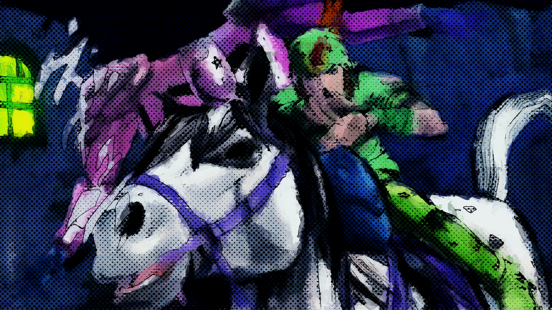 Johnny Joestar riding a horse HD Wallpaper