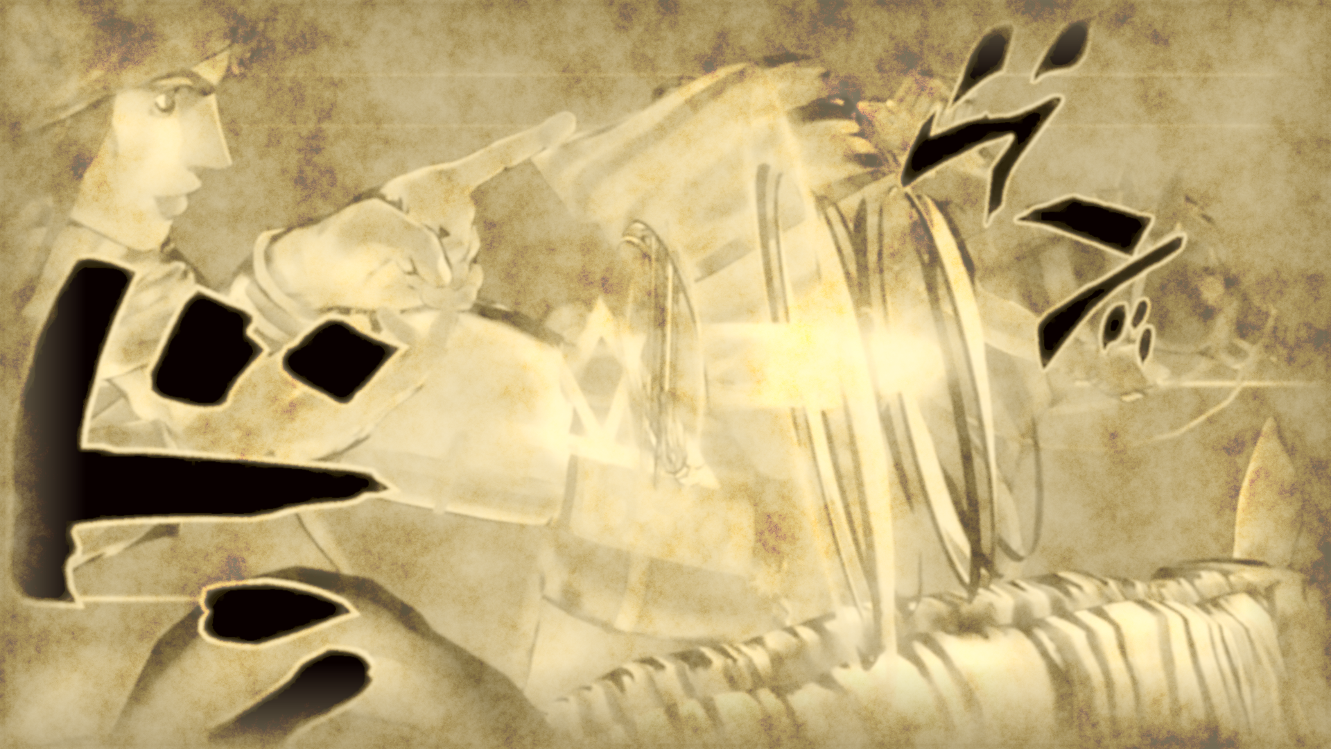 Johnny Joestar from JoJo's Bizarre Adventure HD Wallpaper