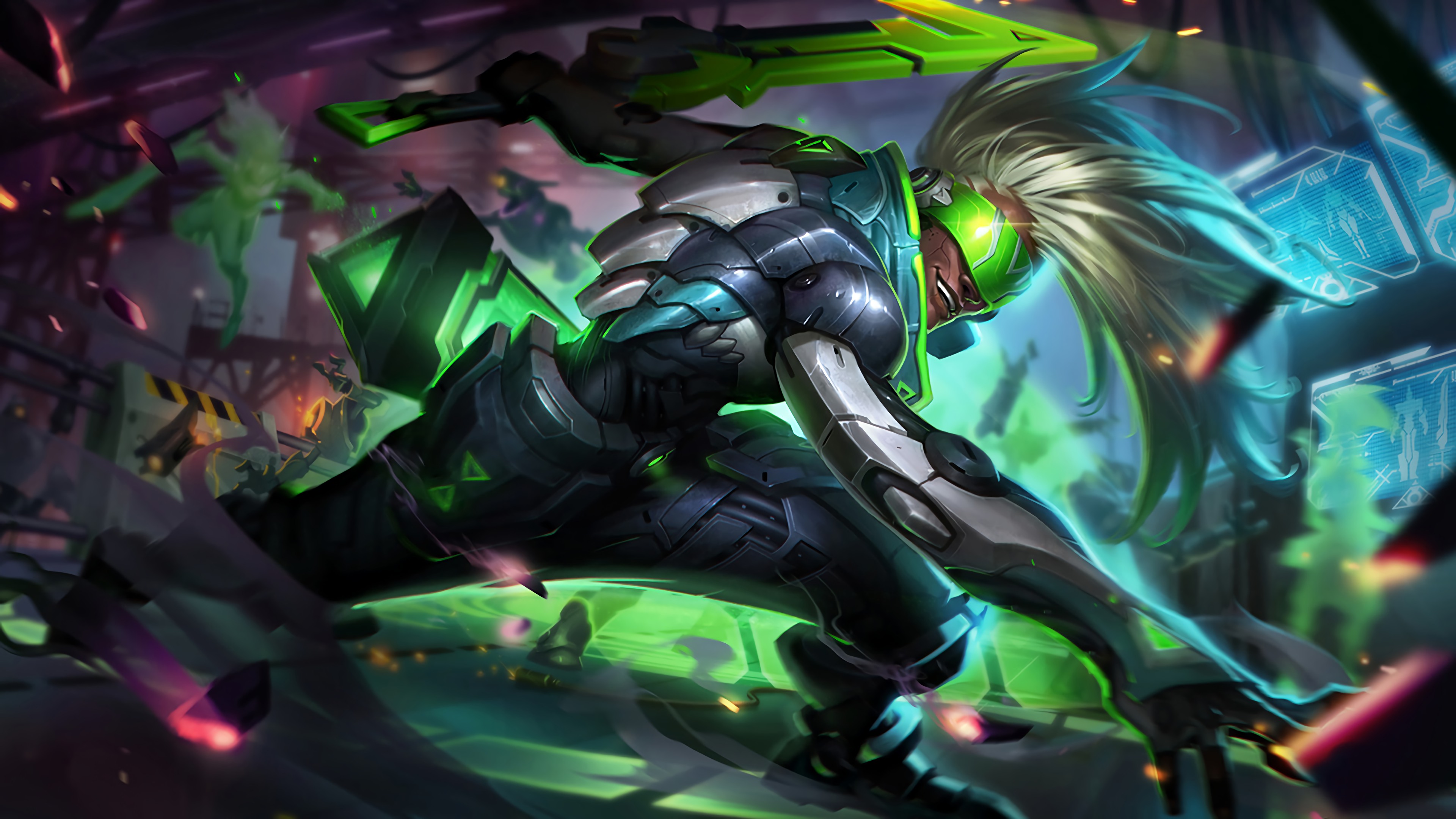 Ekko from League of Legends HD Wallpaper
