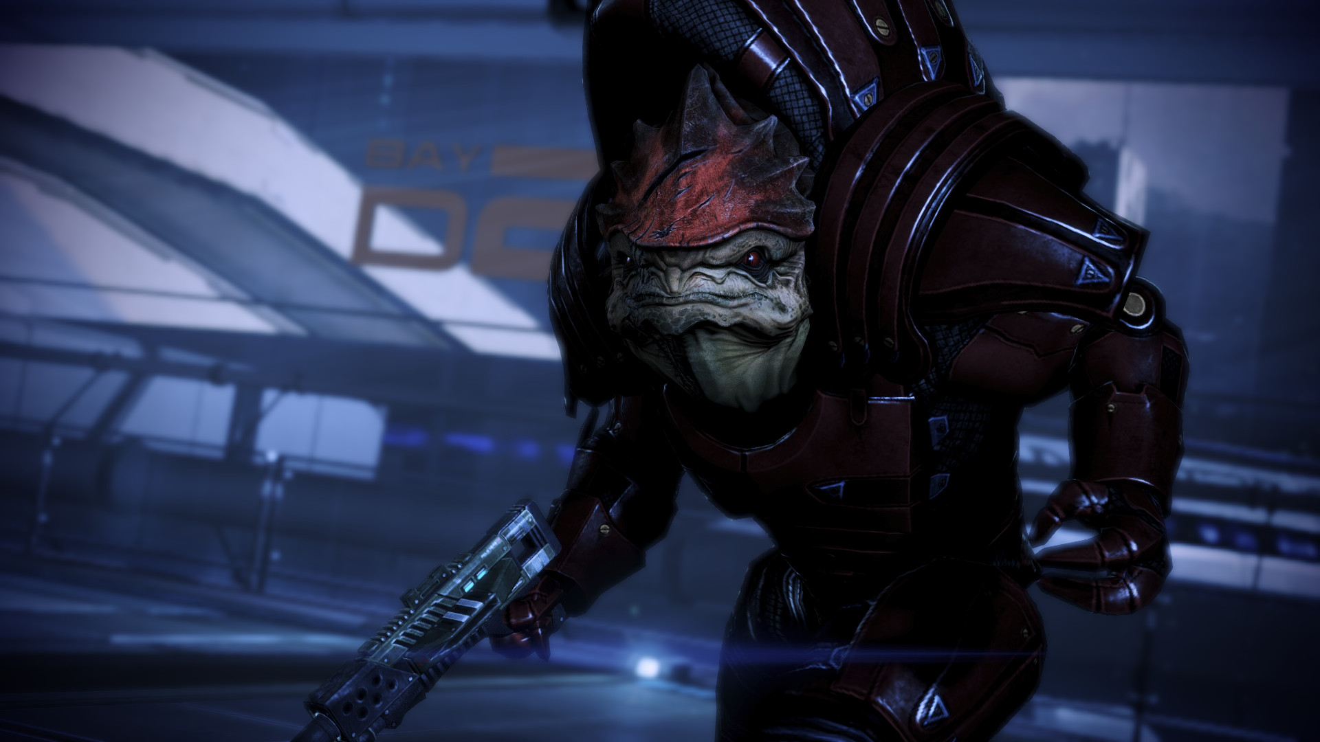 Urdnot Wrex from Mass Effect HD Wallpaper