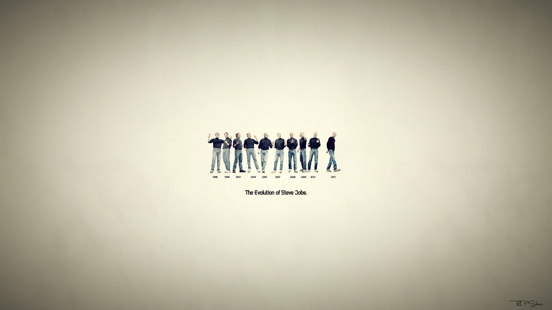 The Evolution of Steve Jobs HD Wallpaper