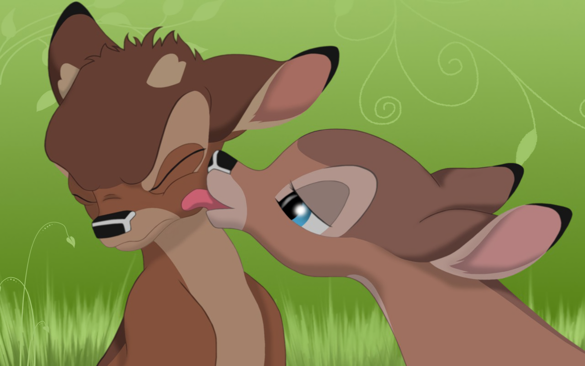 Bambi and Fawn HD Wallpaper