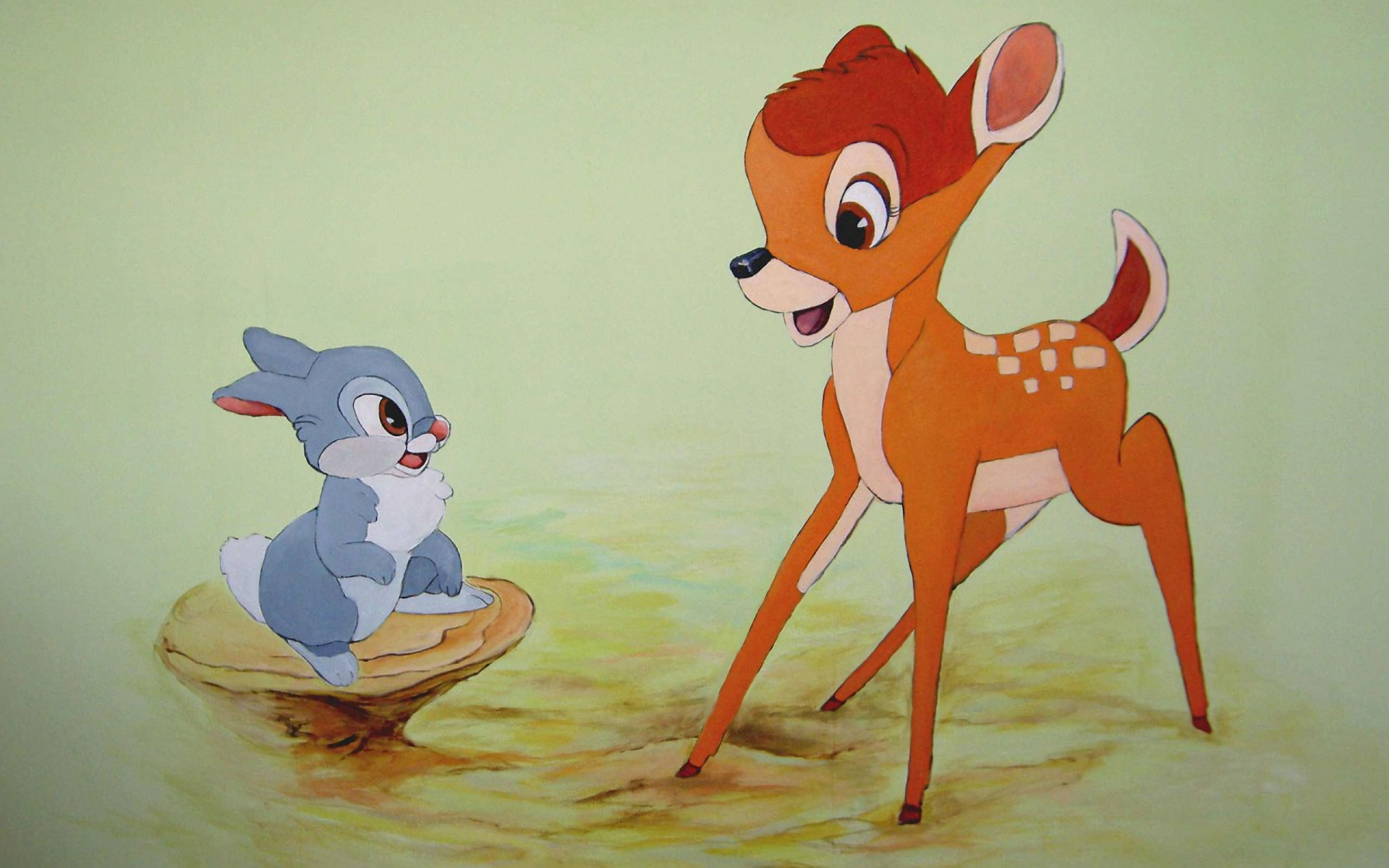 Bambi and Thumper from Bambi HD Wallpaper