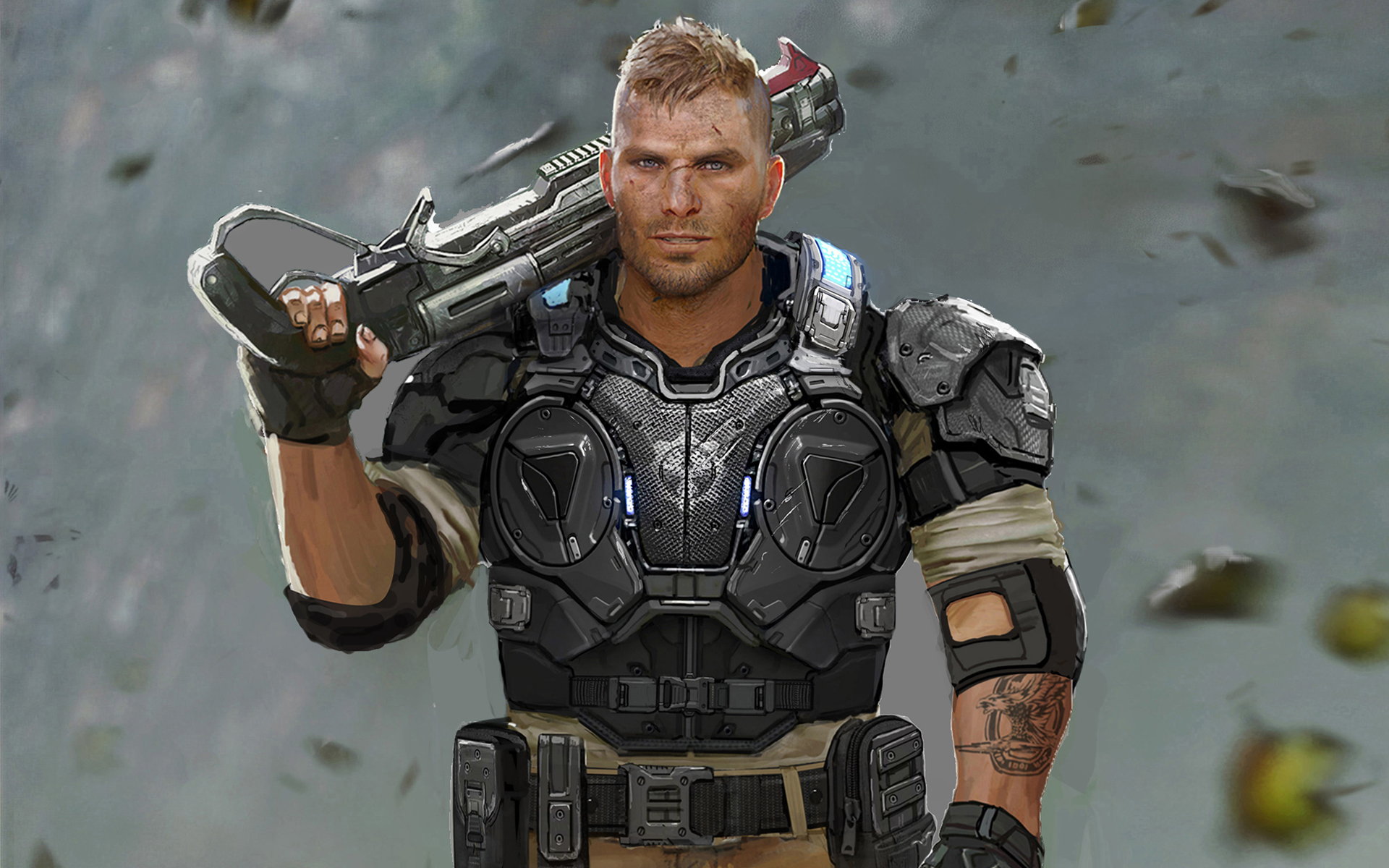 James Dominic Fenix from Gears of War HD Wallpaper