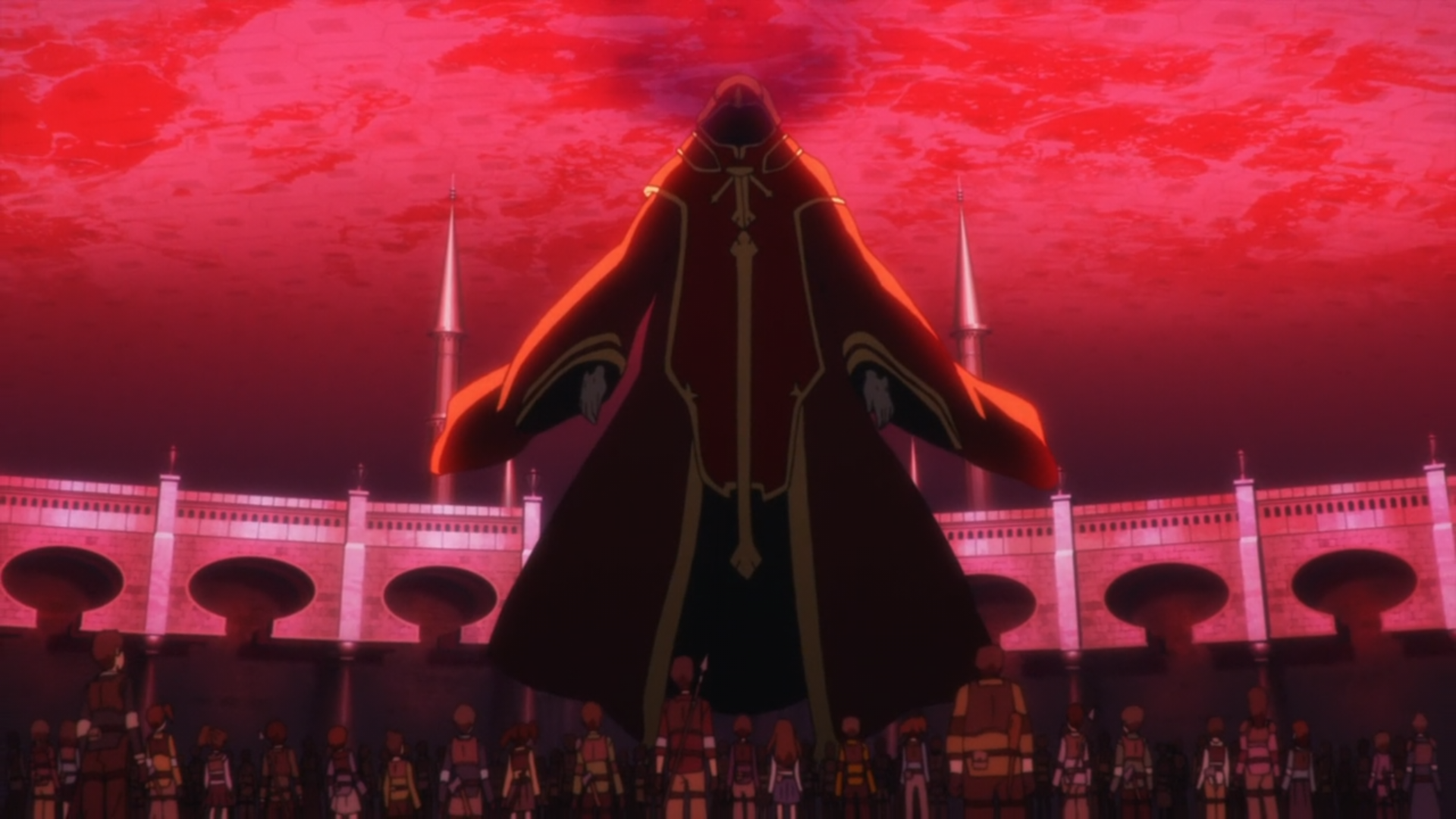 Heathcliff from Sword Art Online in a red robe HD Wallpaper