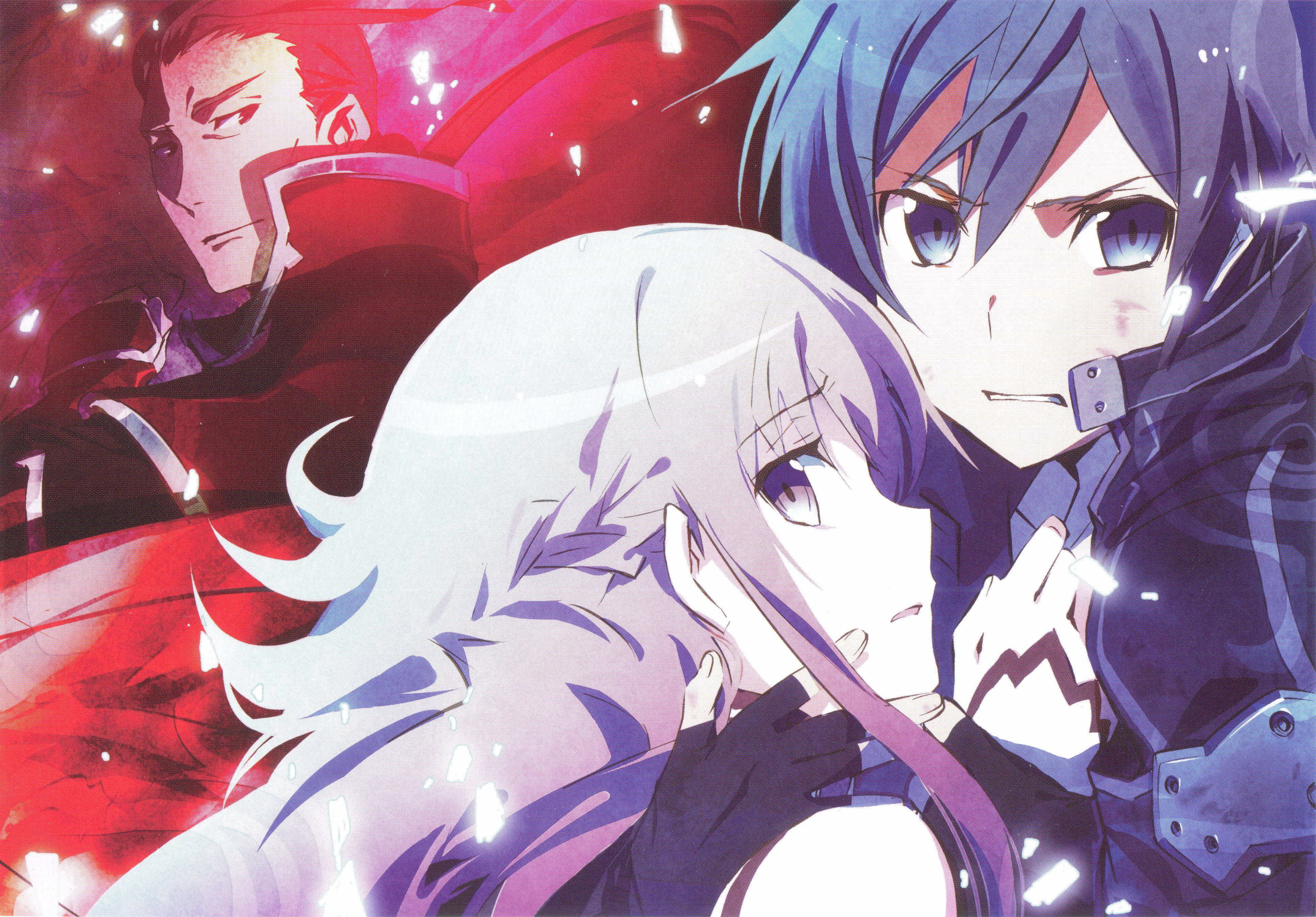 Heathcliff and characters from Sword Art Online HD Wallpaper