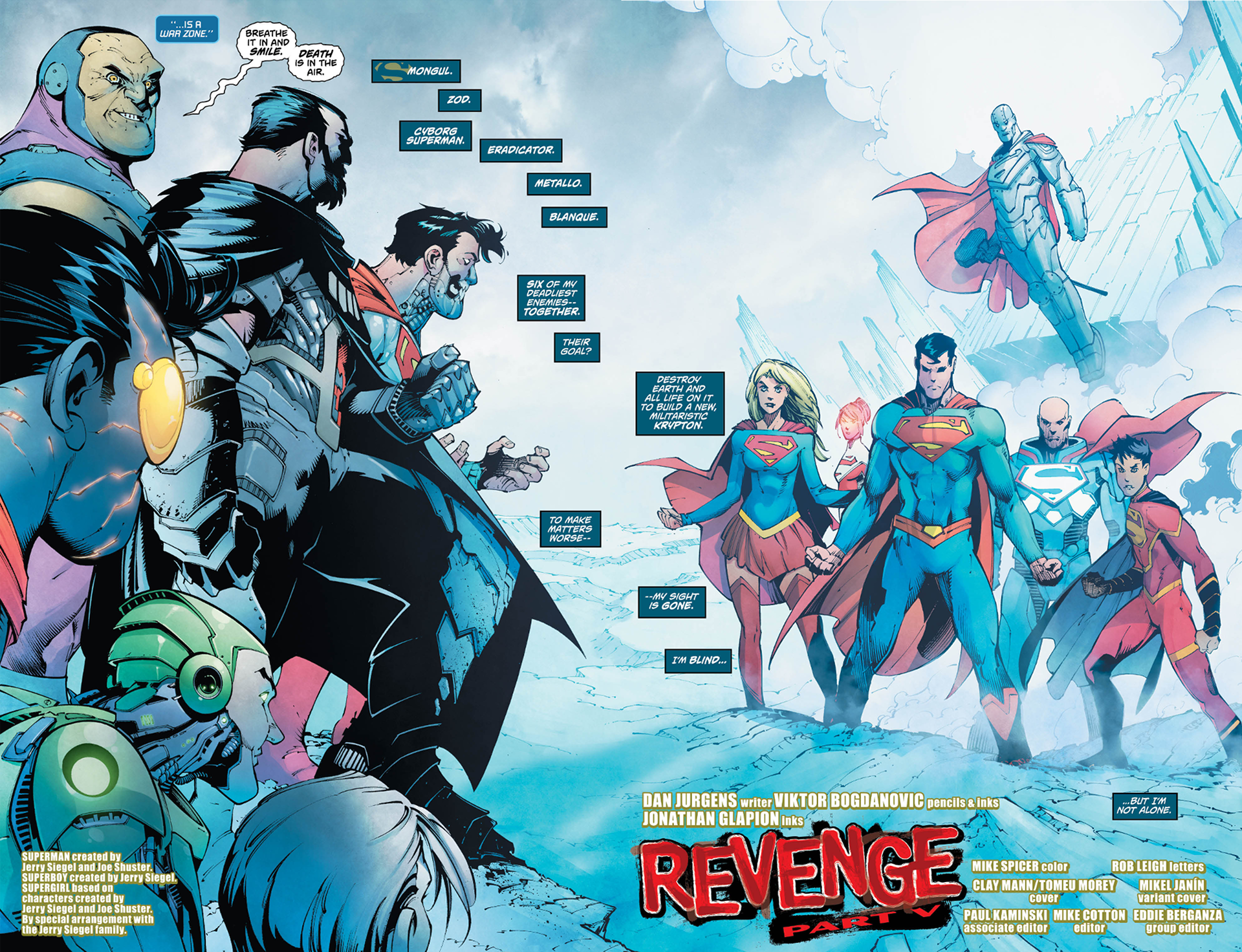 Superman and Allies vs Villains HD Wallpaper