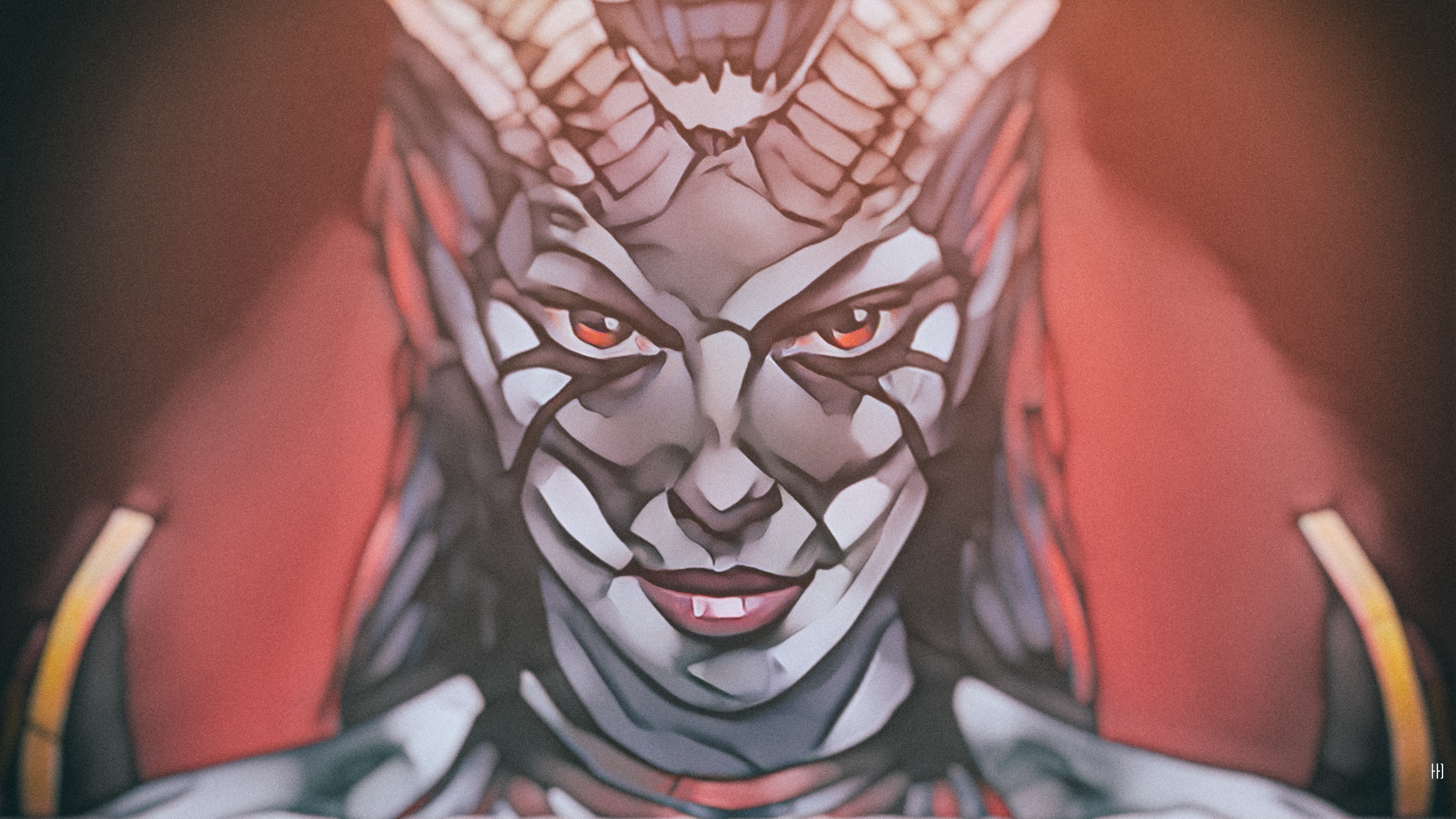 Queen of Pain from Dota 2 HD Wallpaper