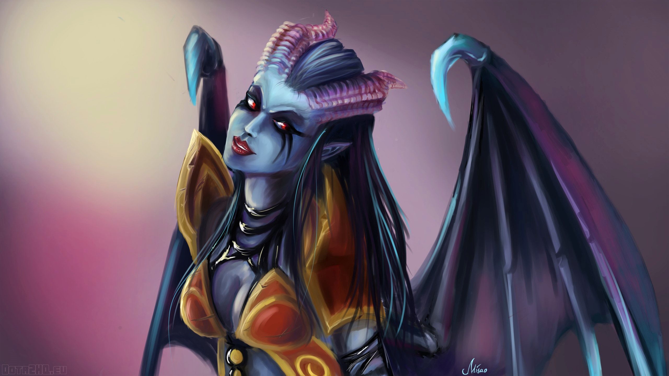 Queen of Pain from DotA 2 HD Wallpaper