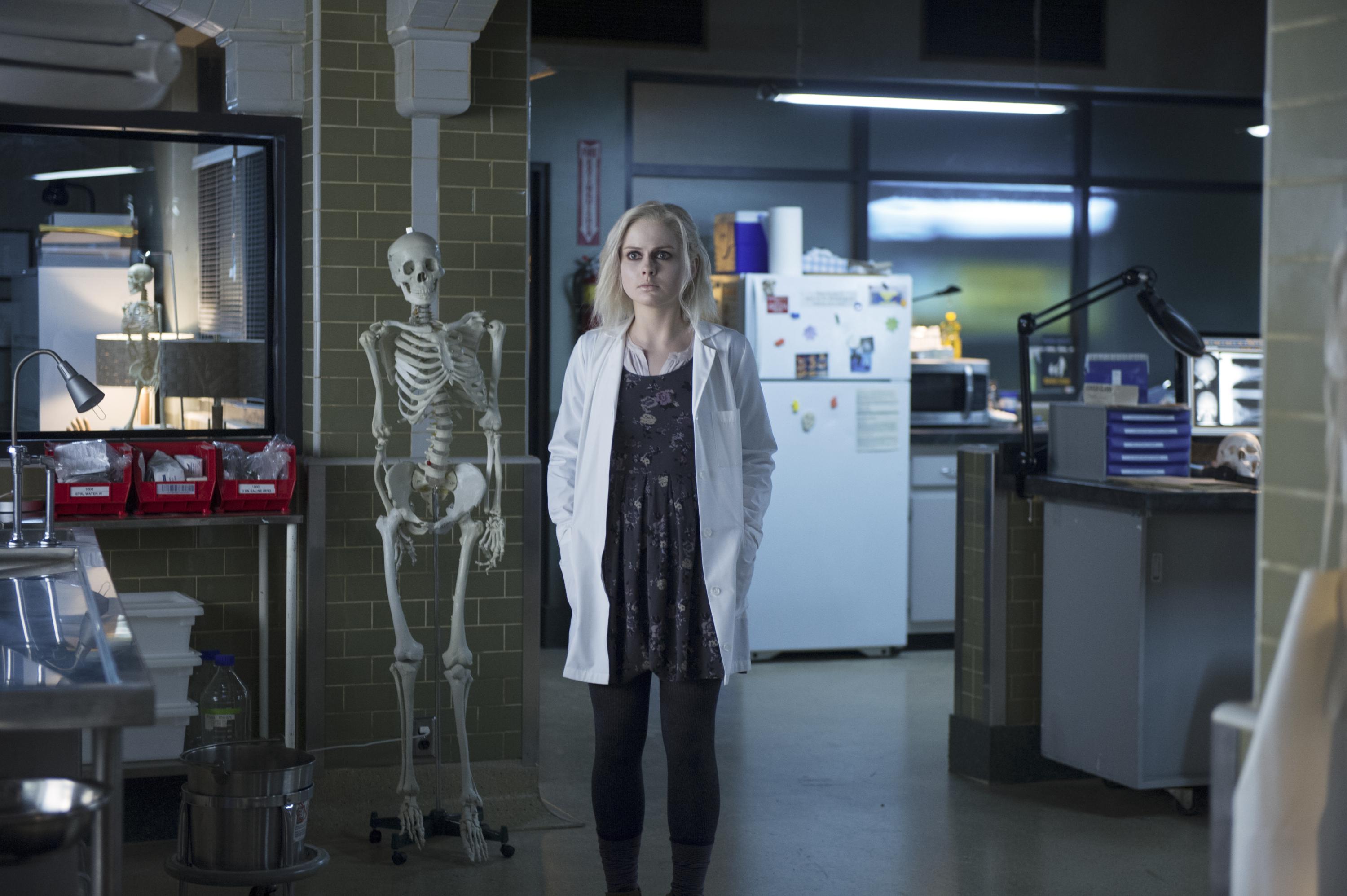 Liv Moore from iZombie in a morgue HD Wallpaper