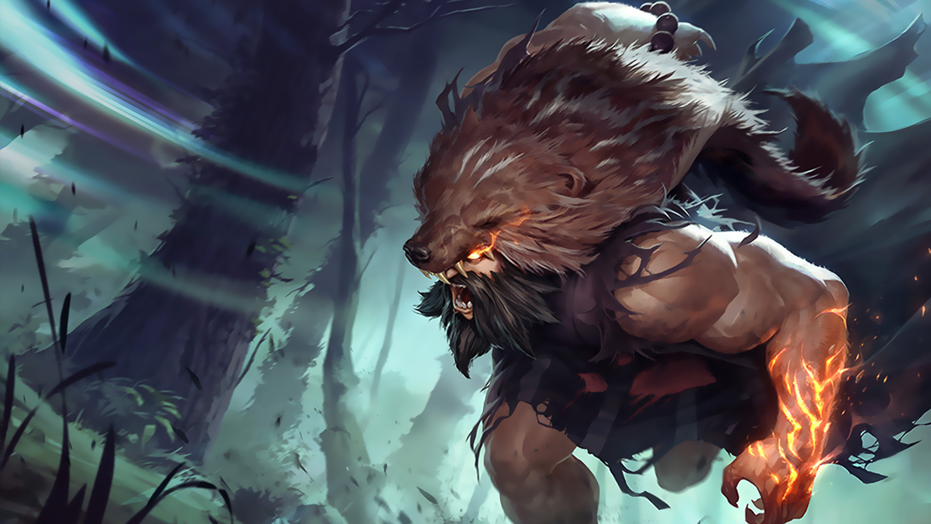 Udyr from League of Legends HD Wallpaper