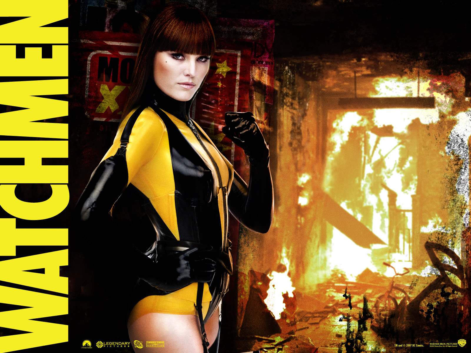 Silk Spectre II from Watchmen HD Wallpaper