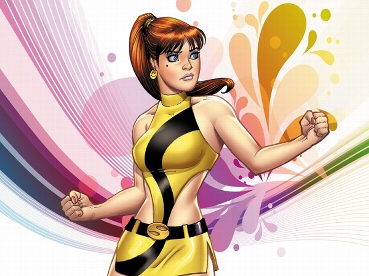 Silk Spectre from Watchmen HD Wallpaper