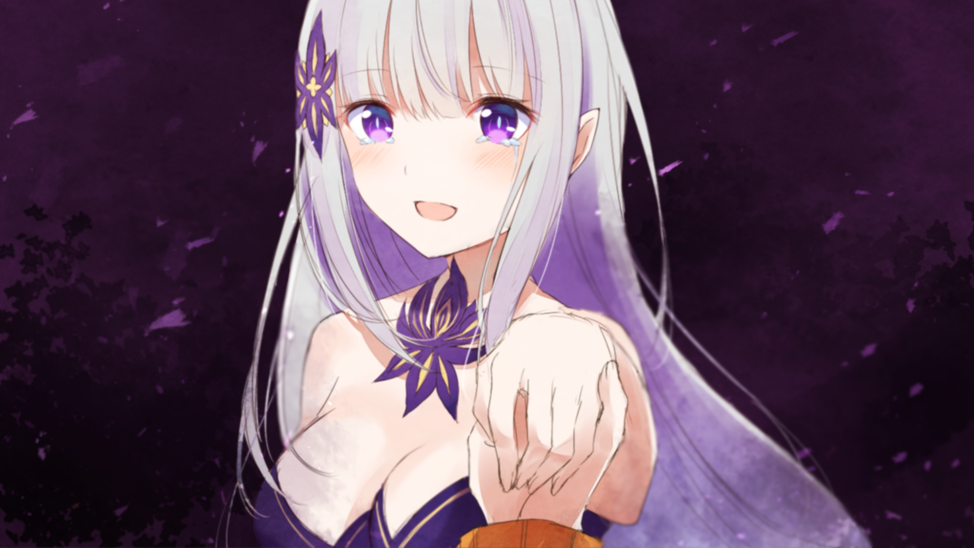 Emilia from Re:Zero HD Wallpaper
