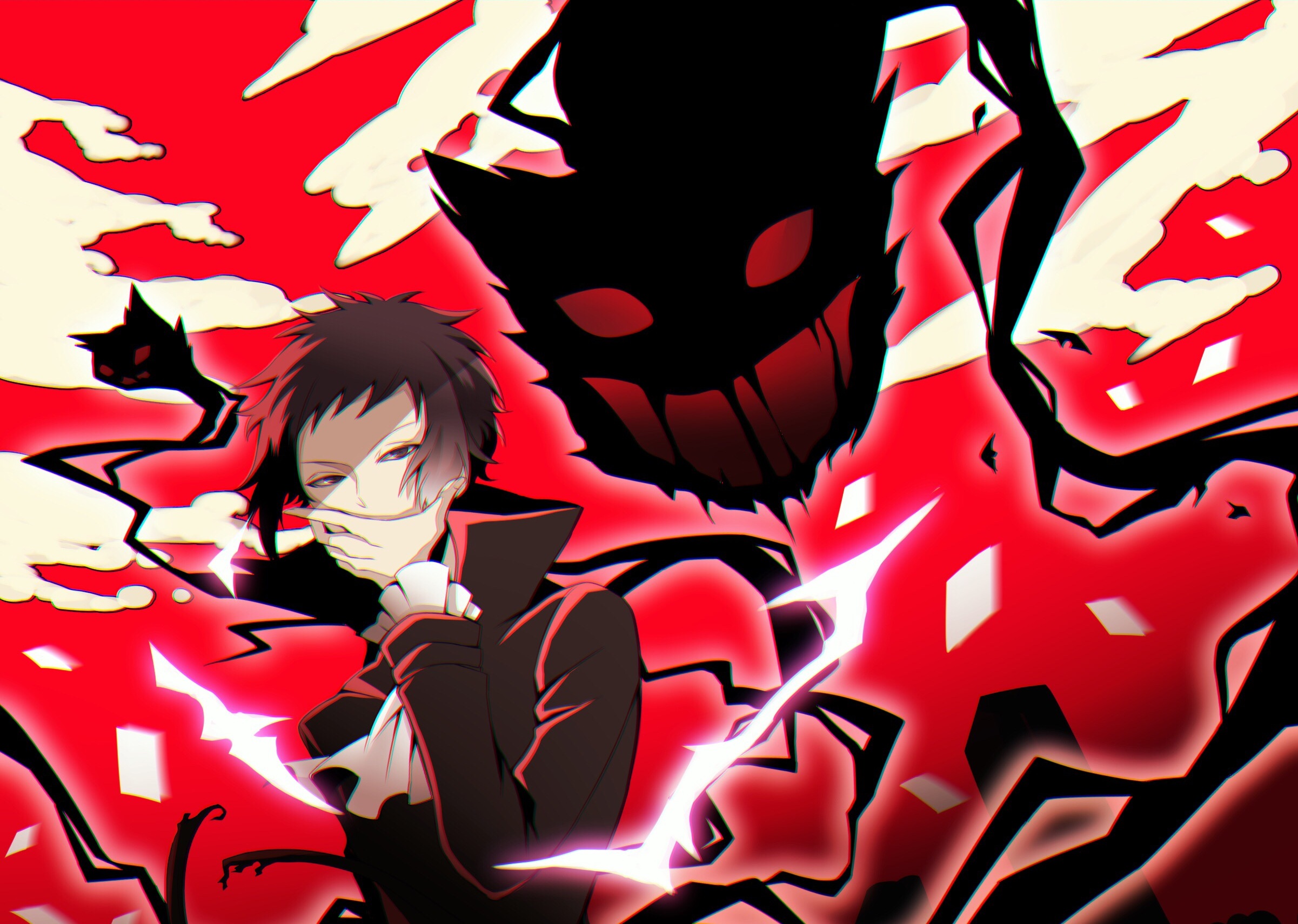 Ryūnosuke Akutagawa from Bungo Stray Dogs HD Wallpaper