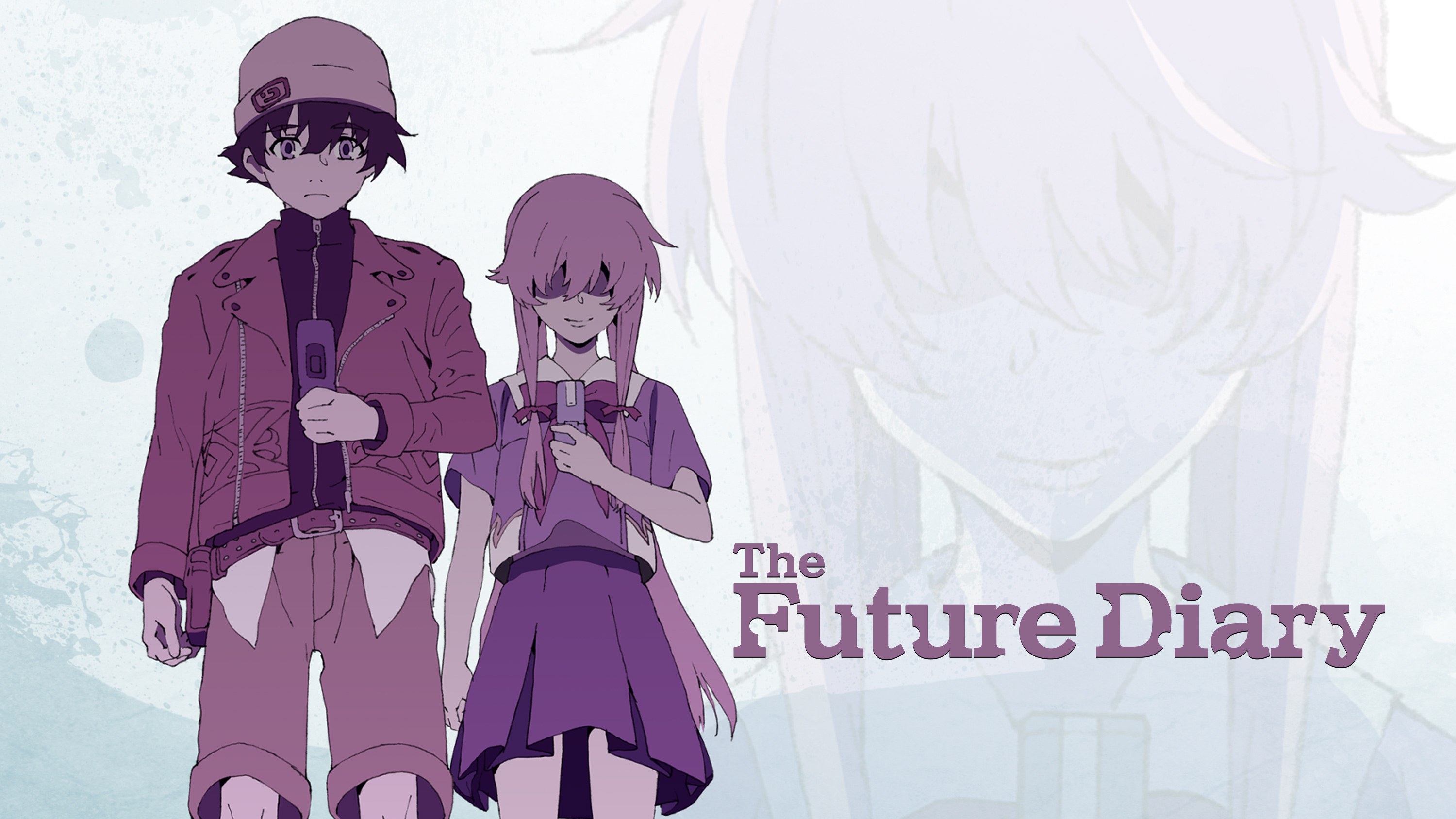 Yukiteru Amano and Yuno Gasai from The Future Diary HD Wallpaper