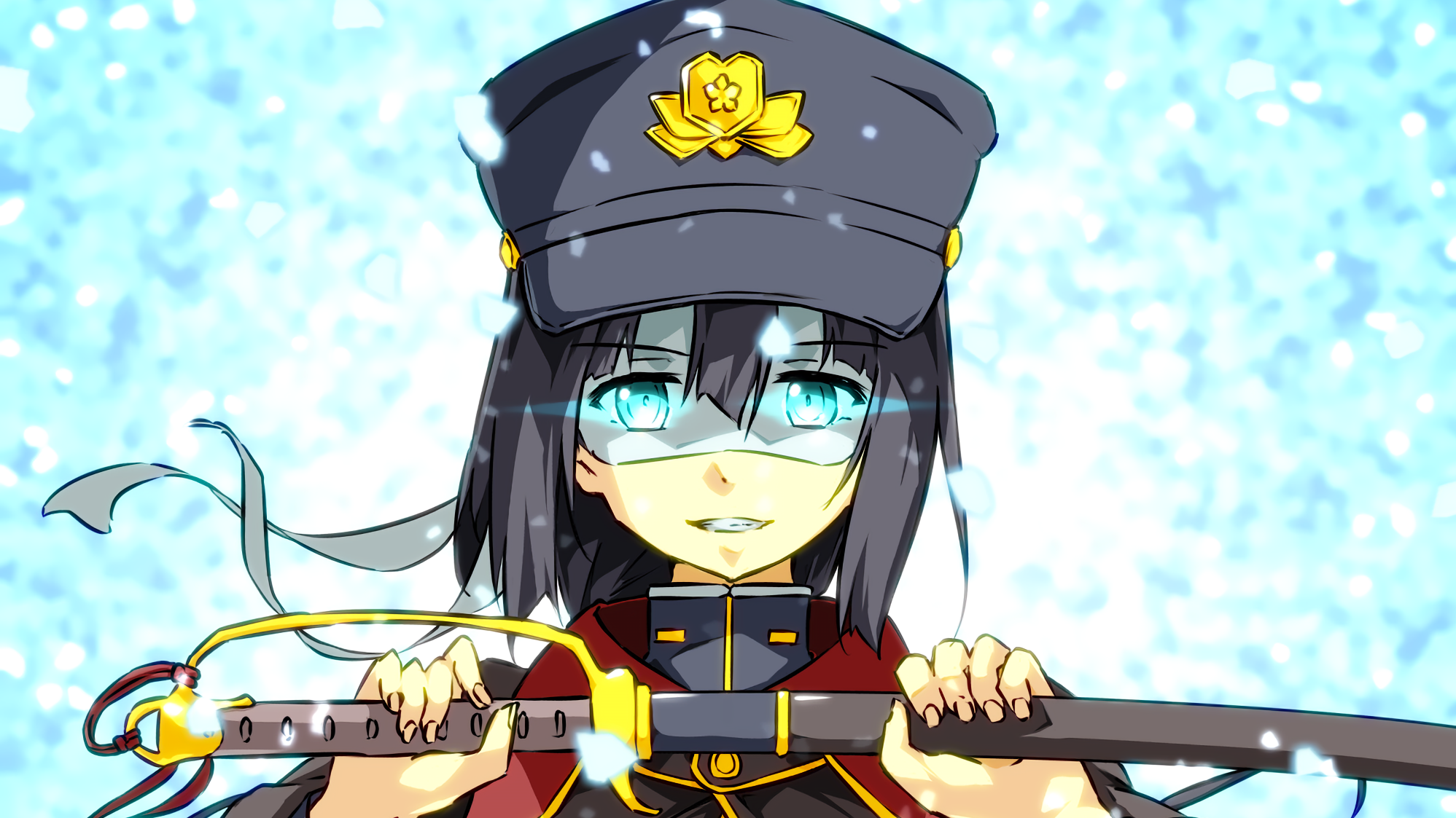 Togo Mimori holding a sword HD Wallpaper