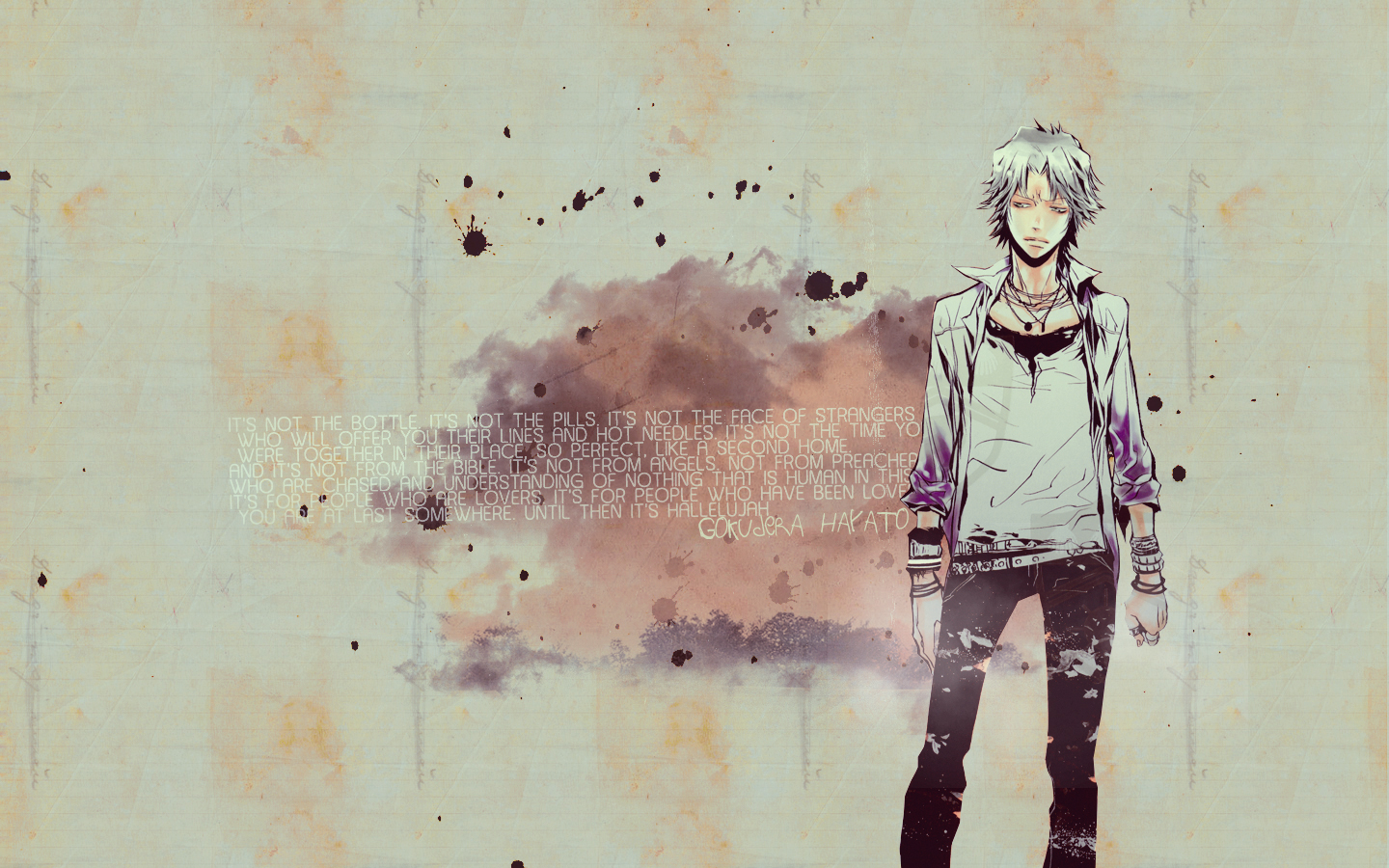 Hayato Gokudera from Katekyo Hitman Reborn! HD Wallpaper