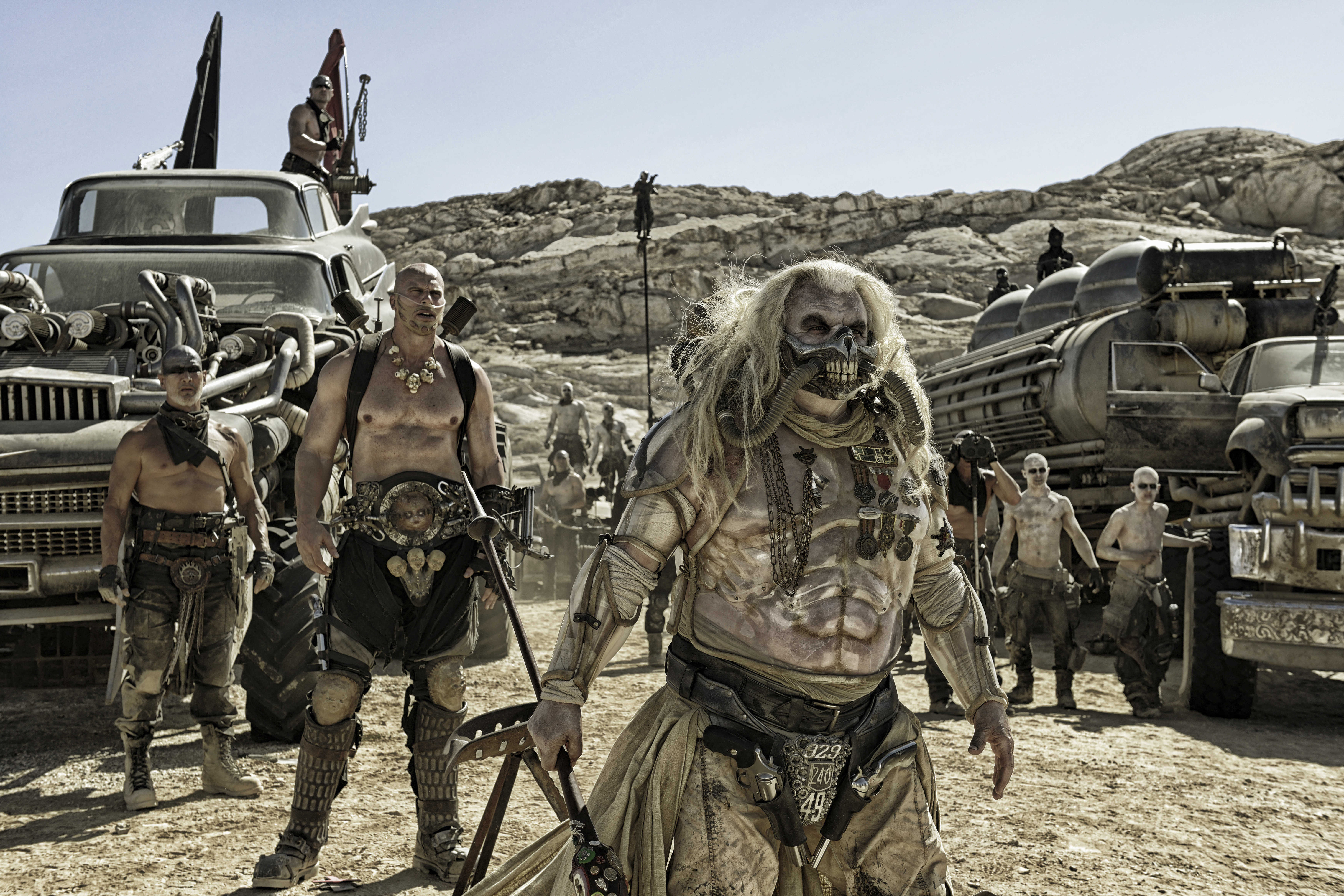 Immortan Joe and his War Boys from Mad Max: Fury Road HD Wallpaper