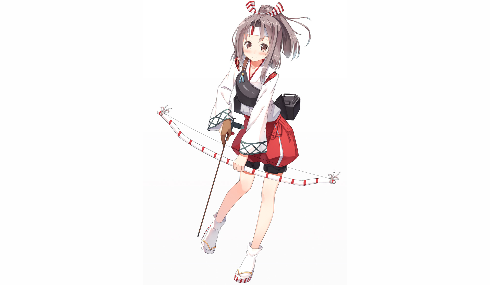 Zuihou from Kancolle holding a bow HD Wallpaper