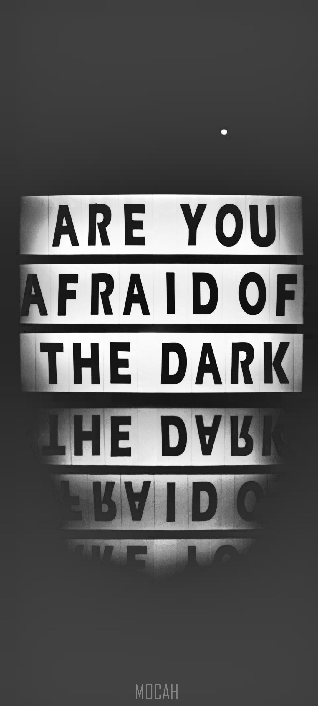 Are You Afraid of the Dark? sign HD Phone Wallpaper