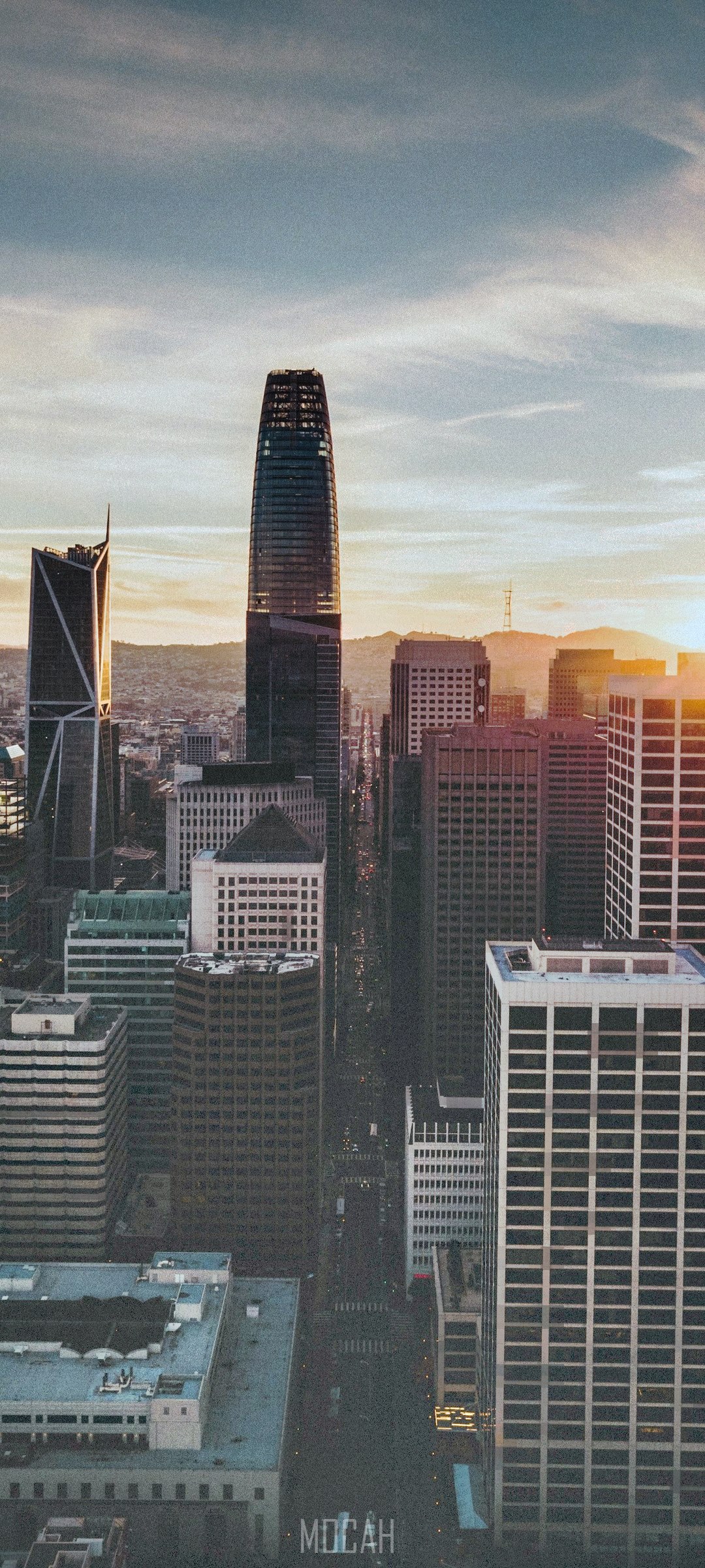 San Francisco Skyline at Sunset HD Phone Wallpaper