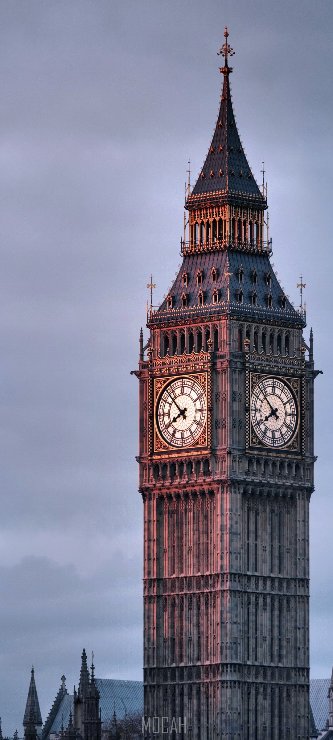 Big Ben Clock Tower in early morning light HD Phone Wallpaper