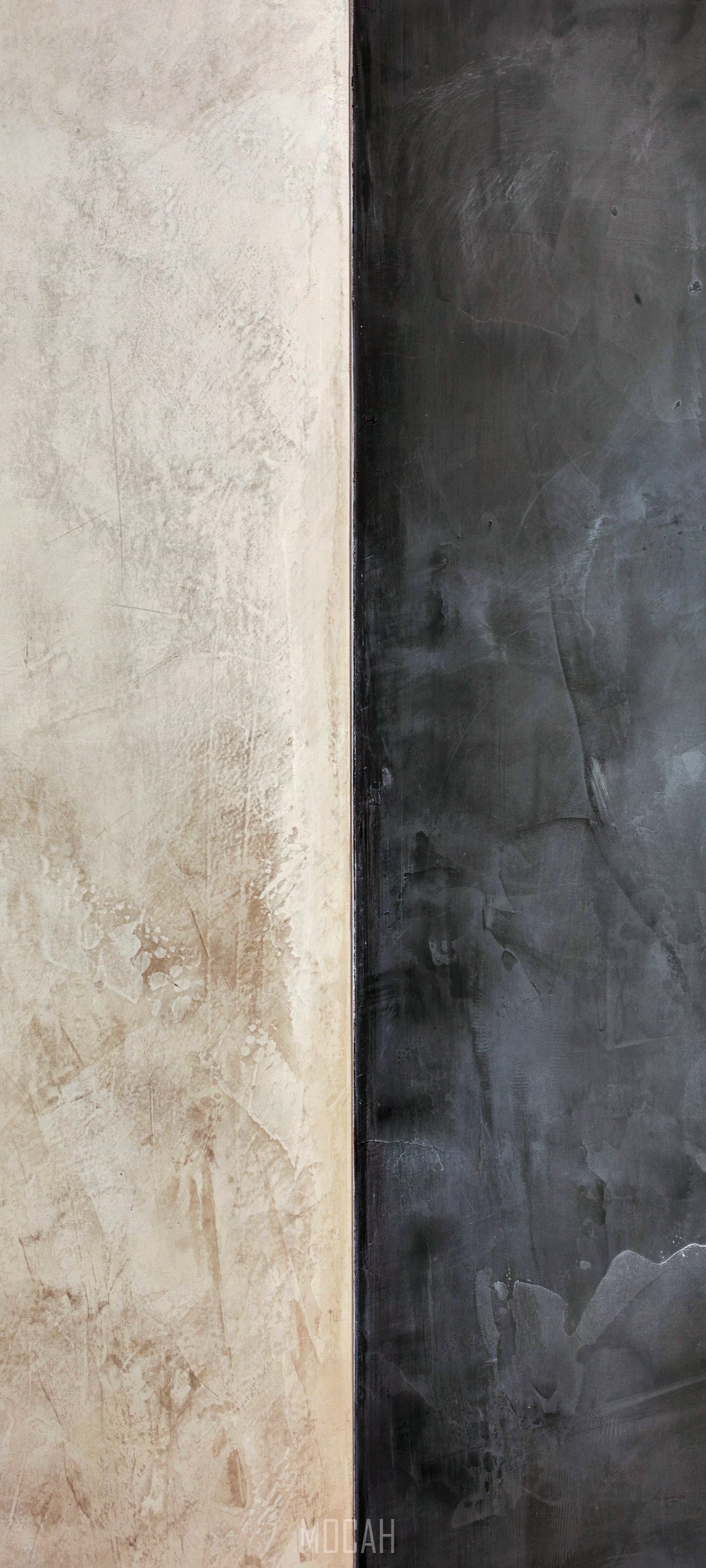 Textured wall with two contrasting finishes HD Phone Wallpaper
