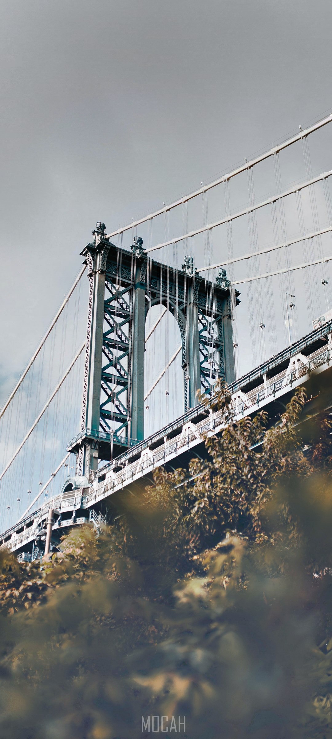Manhattan Bridge, New York City HD Phone Wallpaper