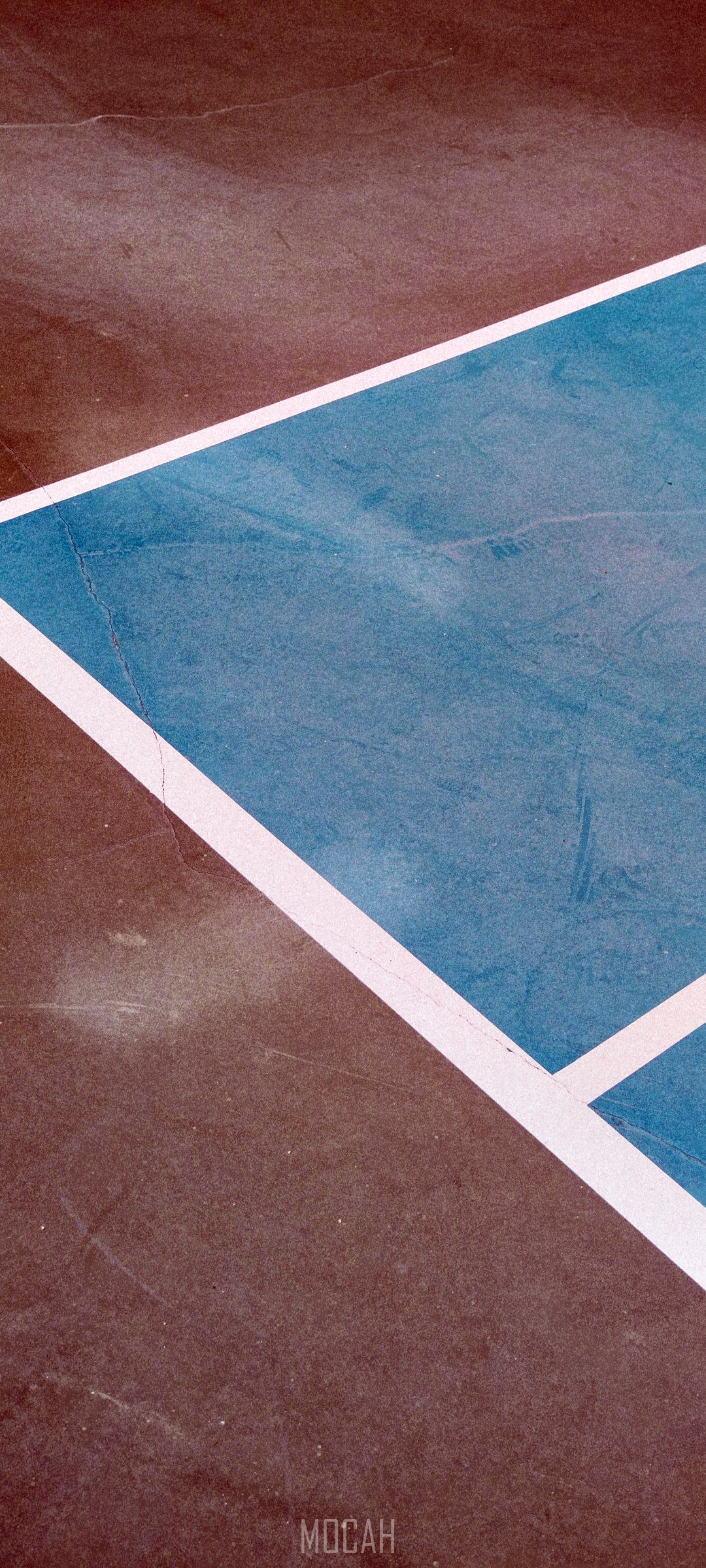 Abstract court lines on a textured surface HD Phone Wallpaper