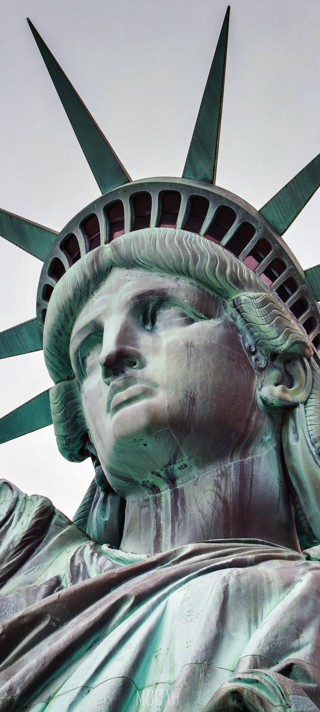 Statue of Liberty close-up HD Phone Wallpaper