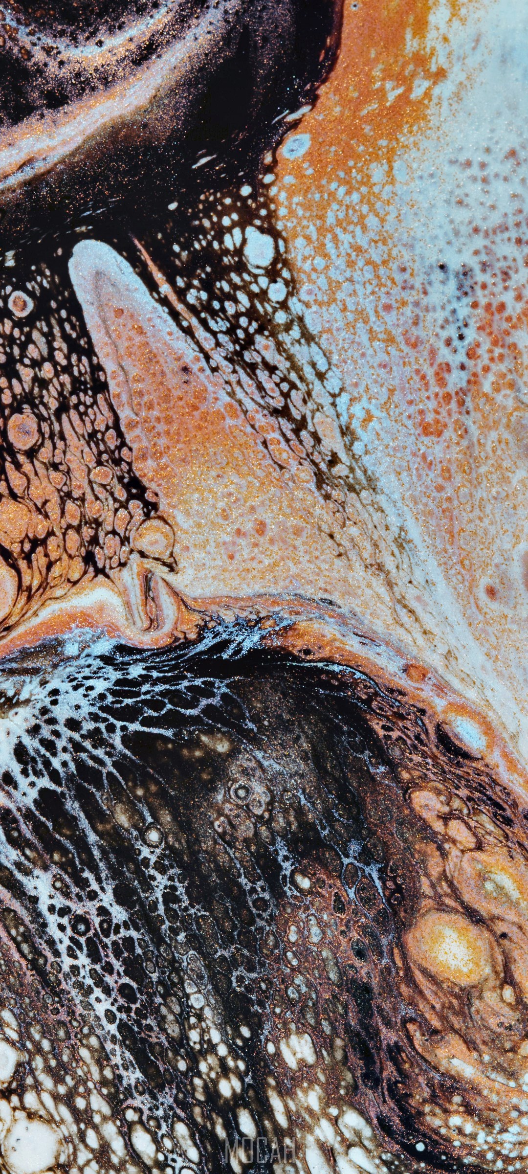 Abstract Acrylic Paint Pour HD Phone Wallpaper