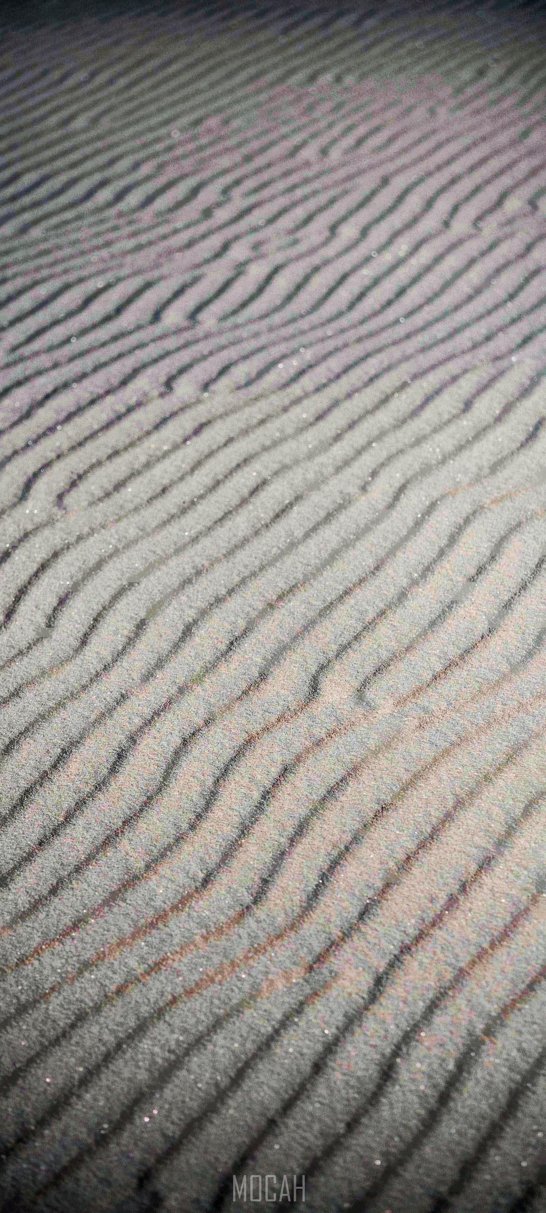 Sand dunes with wave patterns HD Phone Wallpaper