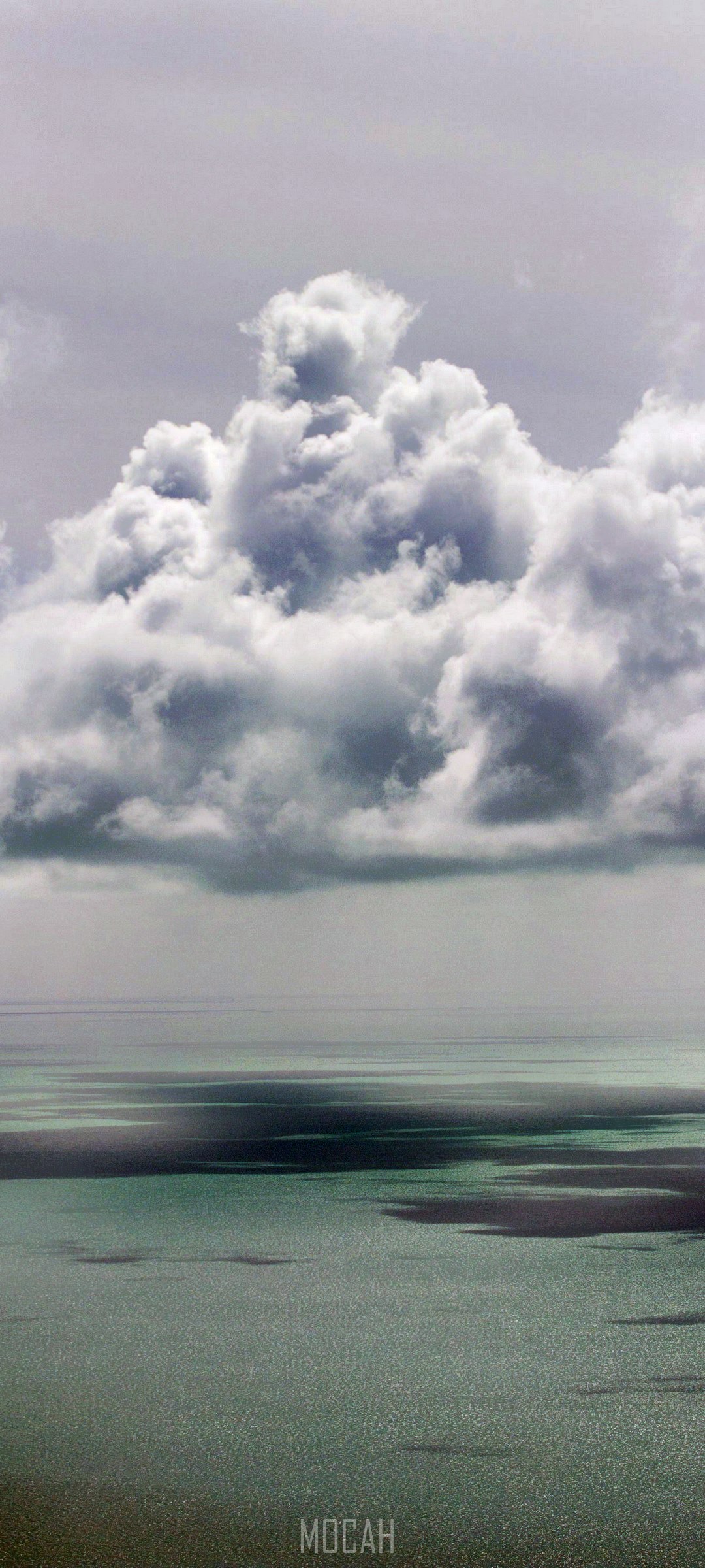 Clouds over the ocean HD Phone Wallpaper