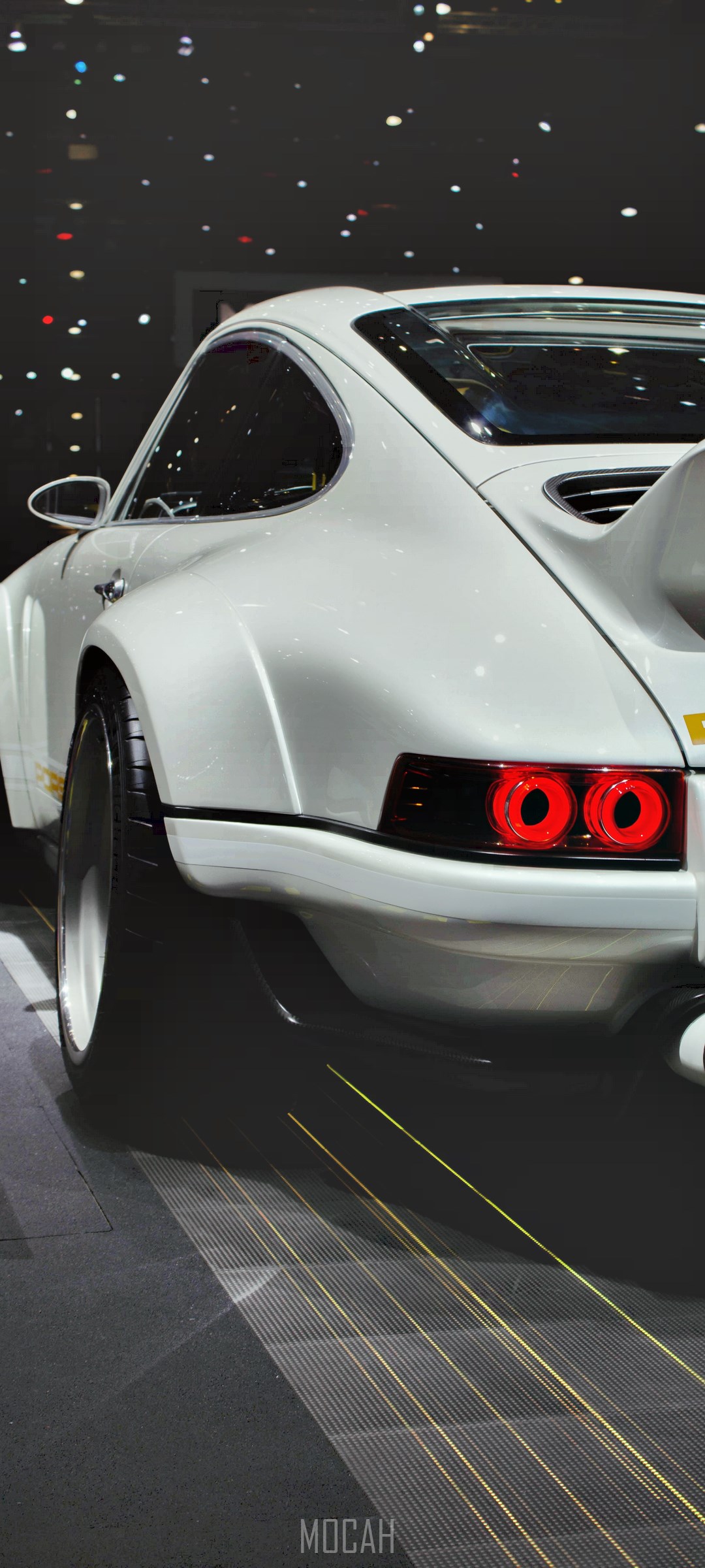 White Porsche 911 Sports Car HD Phone Wallpaper