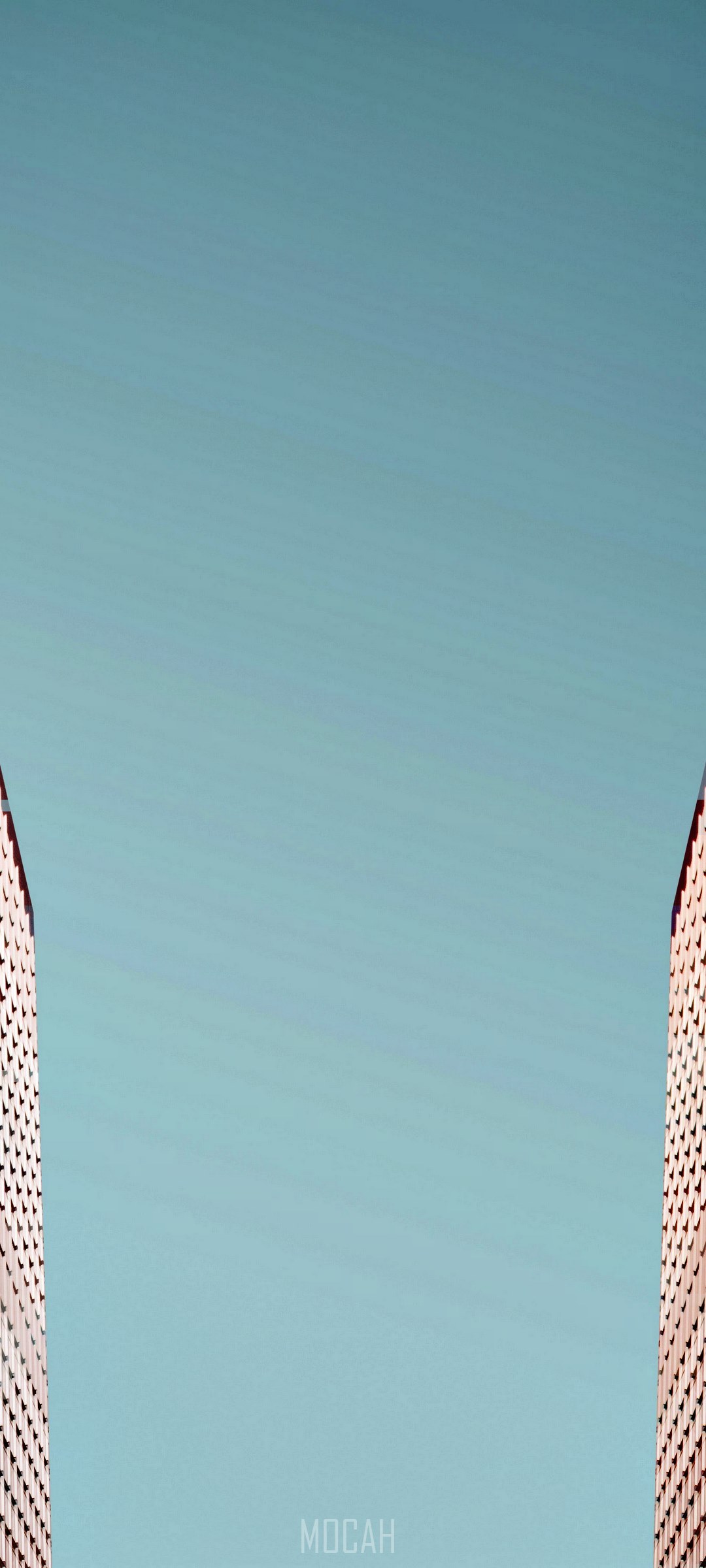 Two modern skyscrapers against a clear sky HD Phone Wallpaper