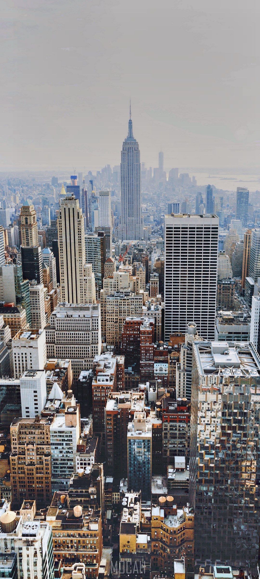 Empire State Building and New York City Skyline HD Phone Wallpaper