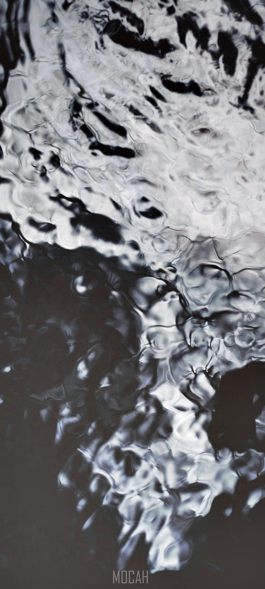 Abstract water surface with reflections HD Phone Wallpaper