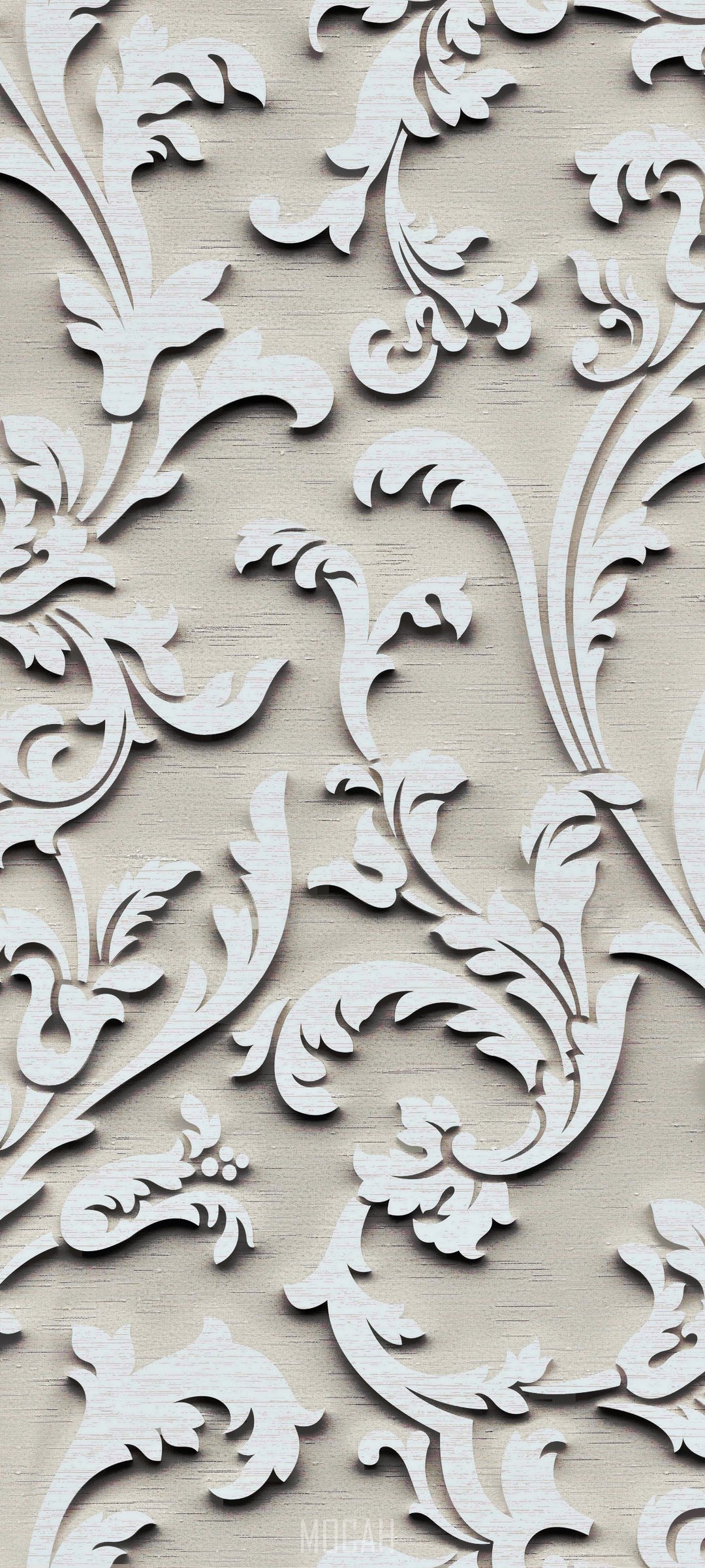 Ornate Stone Carving Pattern HD Phone Wallpaper