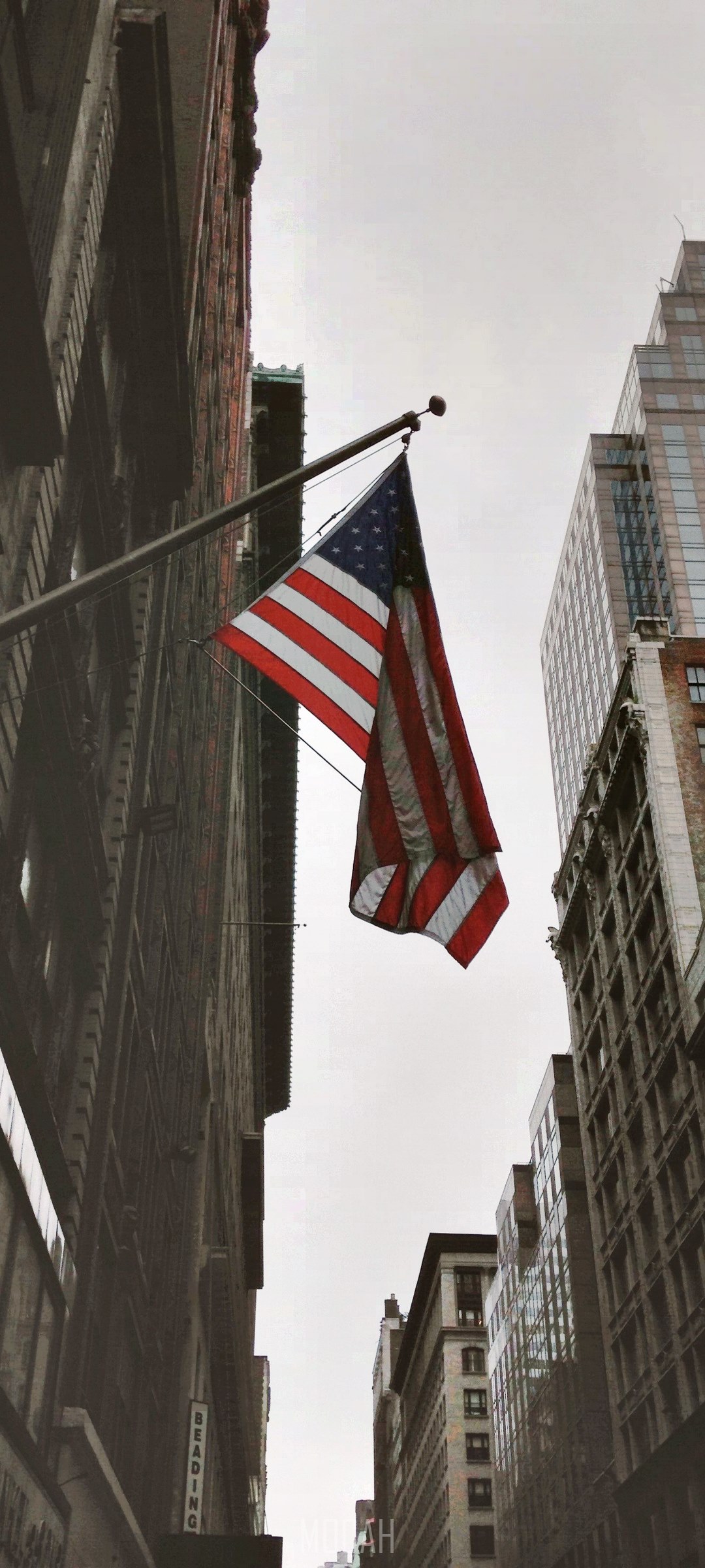 American Flag in New York City HD Phone Wallpaper
