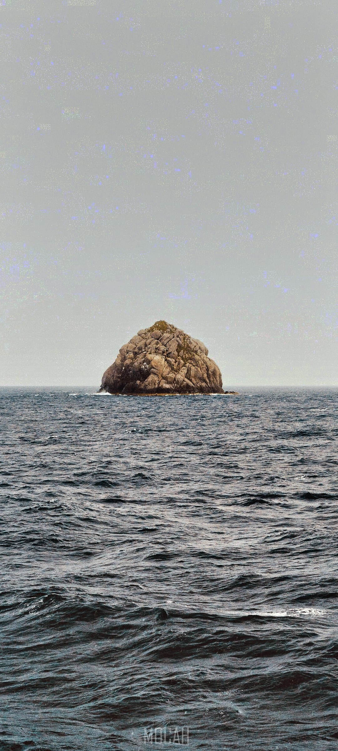 Rock island in the ocean HD Phone Wallpaper