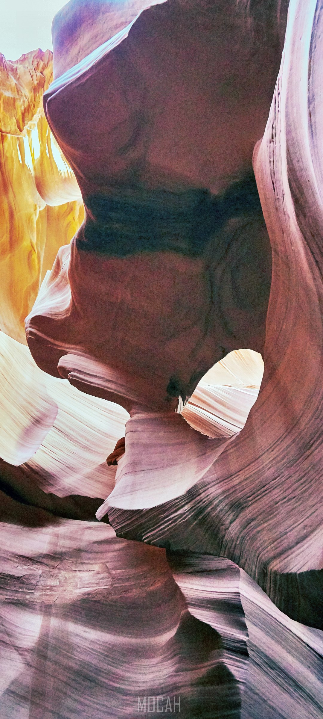 Lower Antelope Canyon rock formations HD Phone Wallpaper
